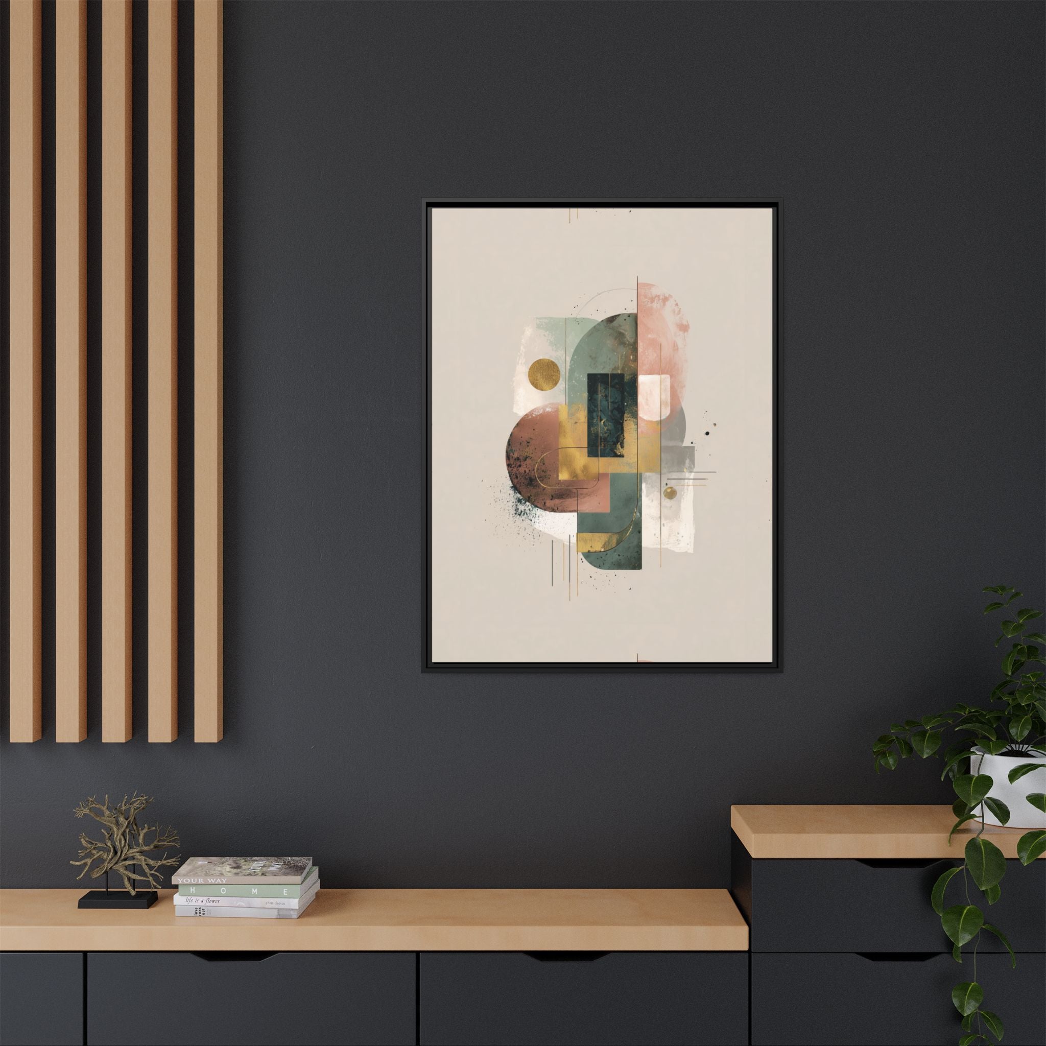 Organic Geometries: Fragmented Forms, Digital Abstract Composition, Layered Minimalist Art   |   Custom Orders Accepted