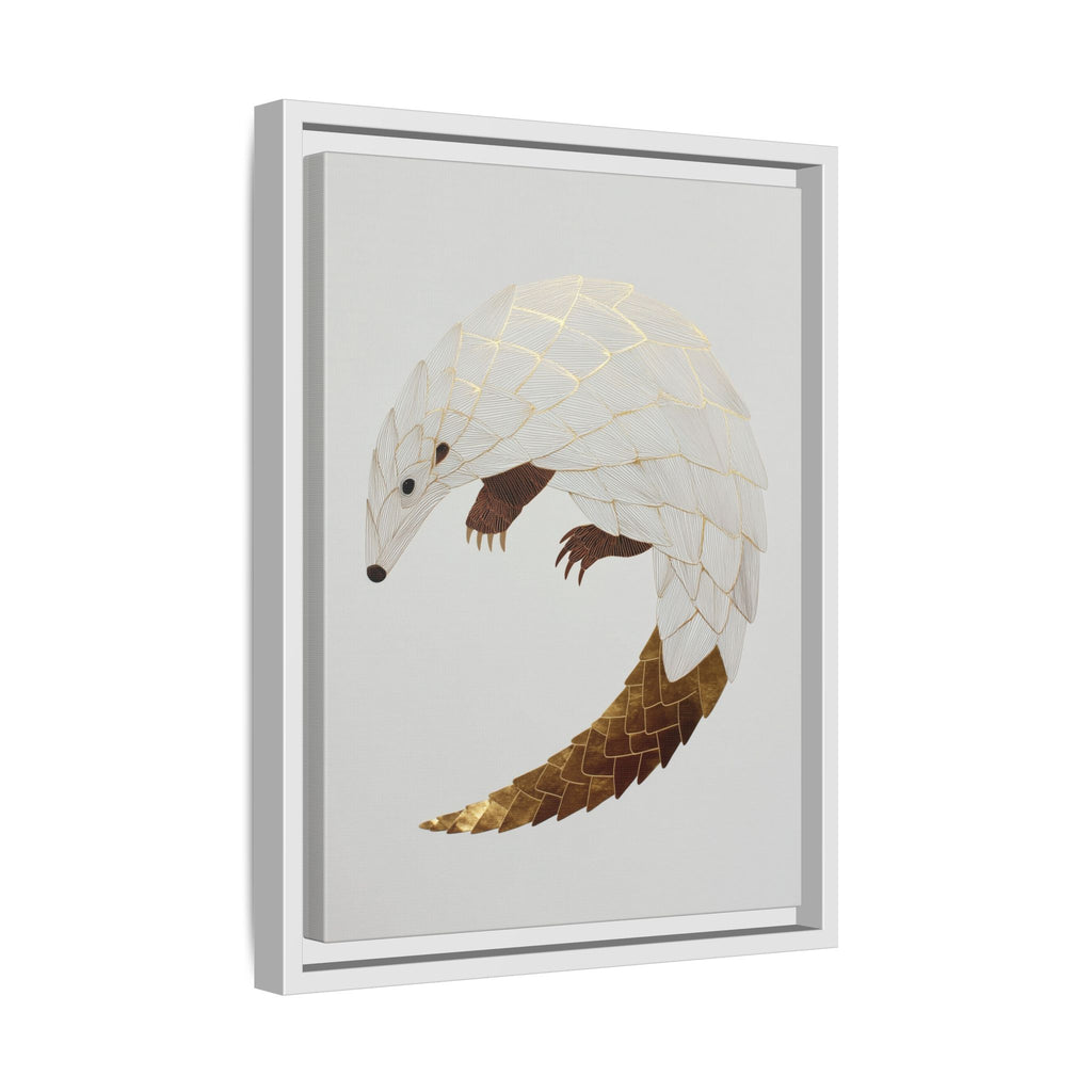 Geometric Hedgehog: Minimalist Wildlife Illustration, Layered Metallic Geometric Art   |    Custom Orders Available