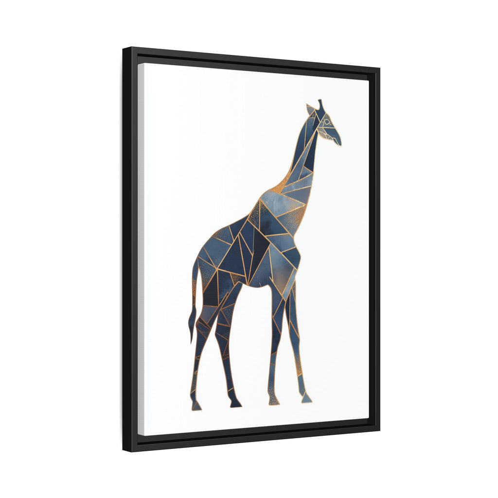 Geometric Giraffe Framed Print : Polygonal Wildlife Art, Modern Mosaic Design   |  Personalized & Custom Orders Available