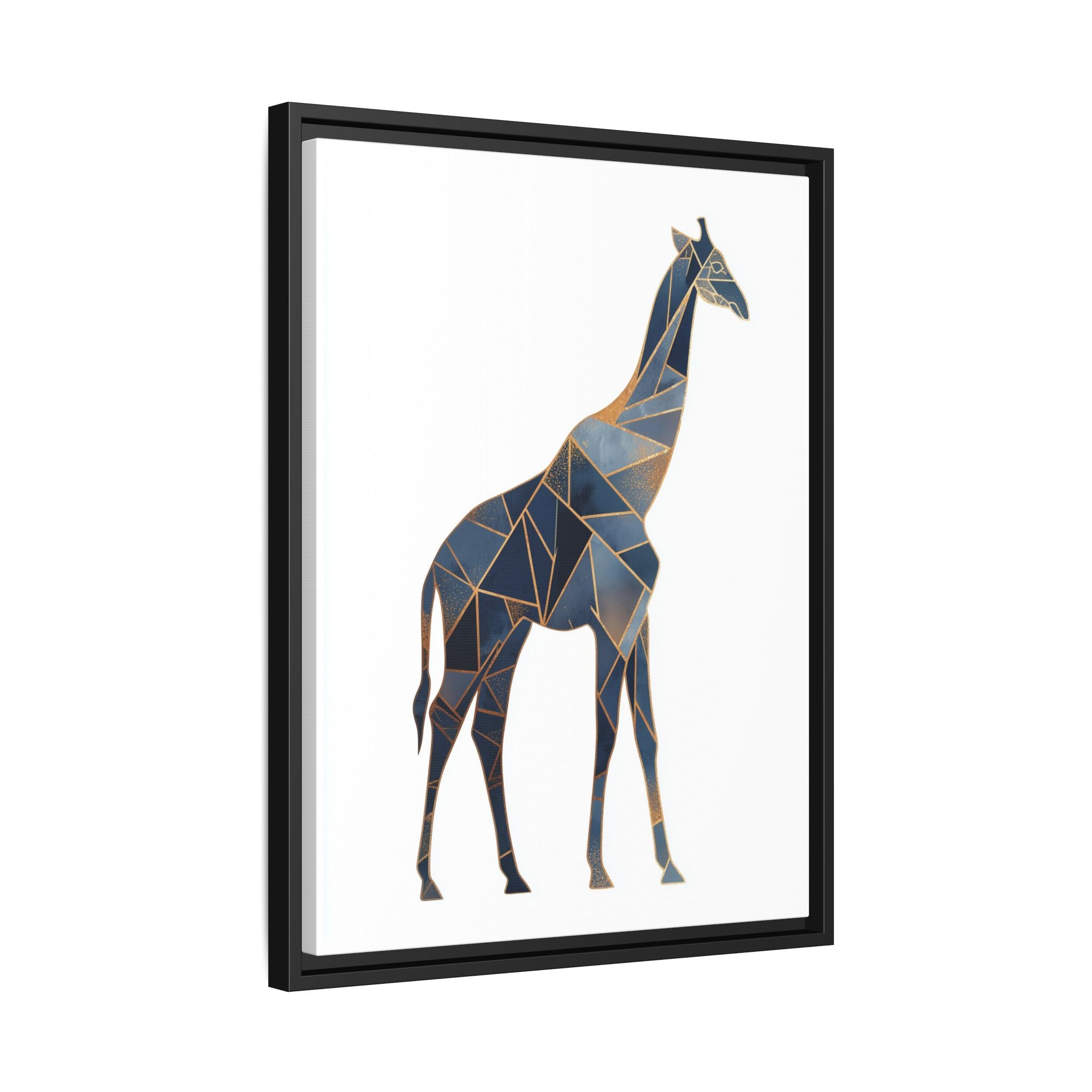 Geometric Giraffe Framed Print : Polygonal Wildlife Art, Modern Mosaic Design   |  Personalized & Custom Orders Available