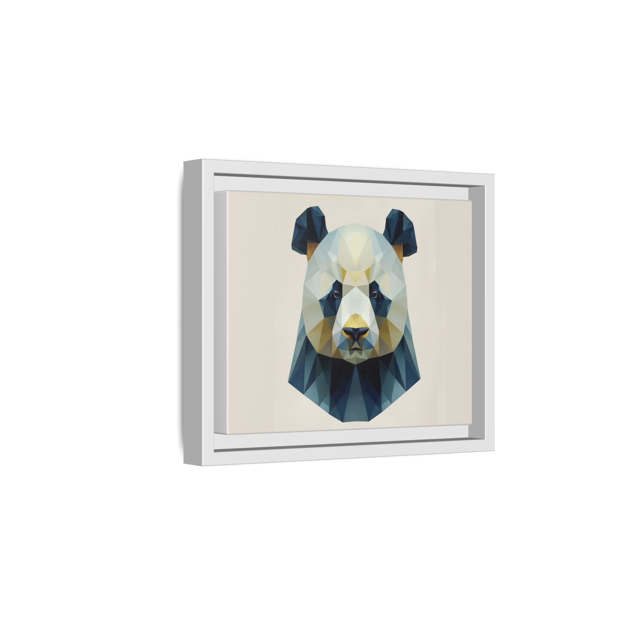 Geometric Panda Prism: Low-Poly Digital Wildlife Art, Minimalist Triangular Design   |  Personalized & Custom Orders Available