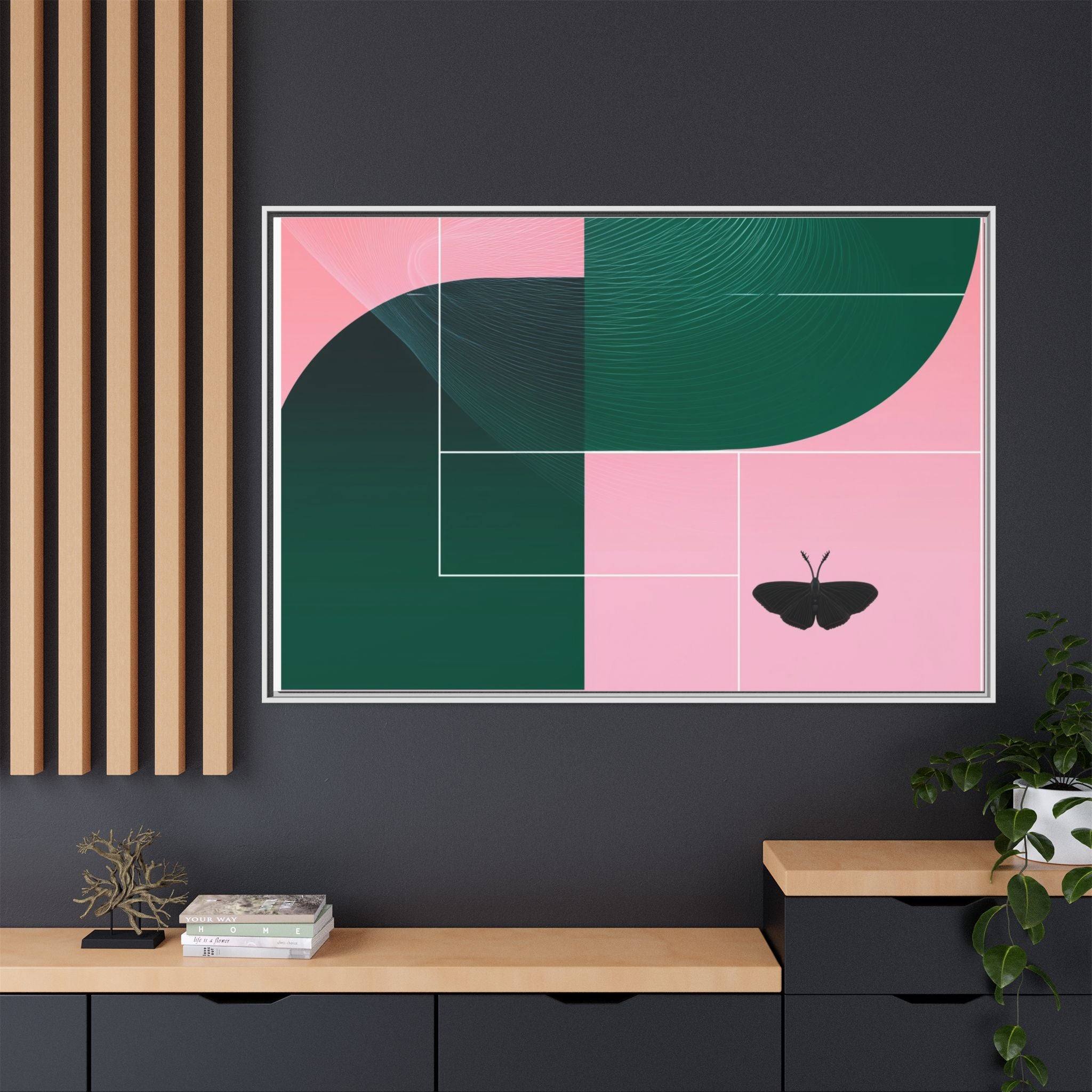 Metamorphosis in Geometric Harmony: Nature's Transformation, Abstract Design Exploration   |    Custom Orders Available