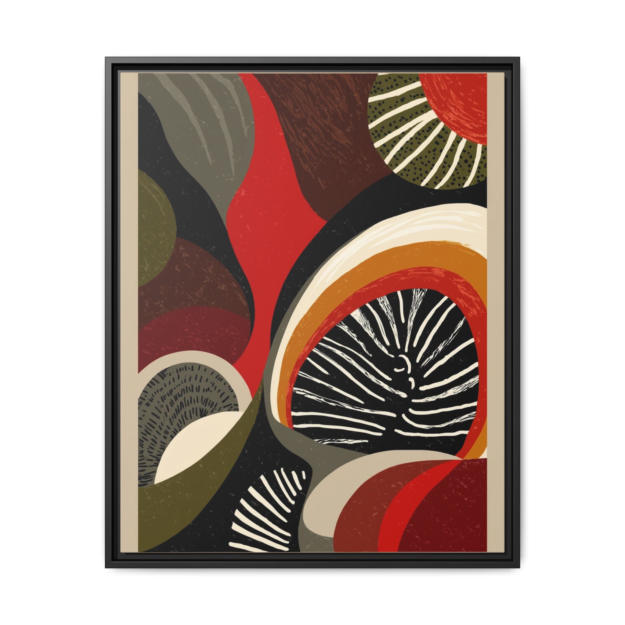 Geometric Rhythm: Abstract Composition, Mid-Century Modern Art, Radial Design Inspiration   |   Custom Orders Accepted