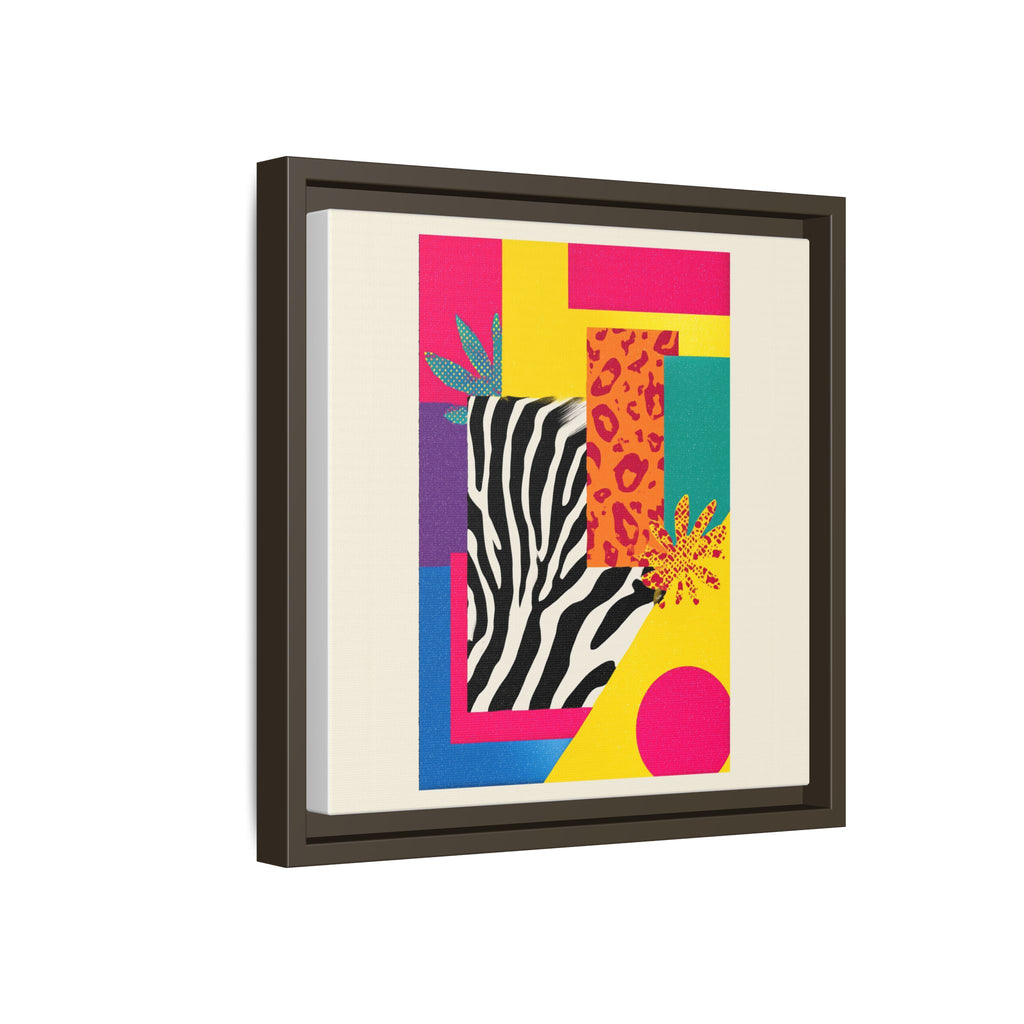 Zebra Stripes & Leopard Spots: 80s Pop Art Design, Memphis Style Graphic, Geometric Color Block Pattern   |   Custom Orders Accepted