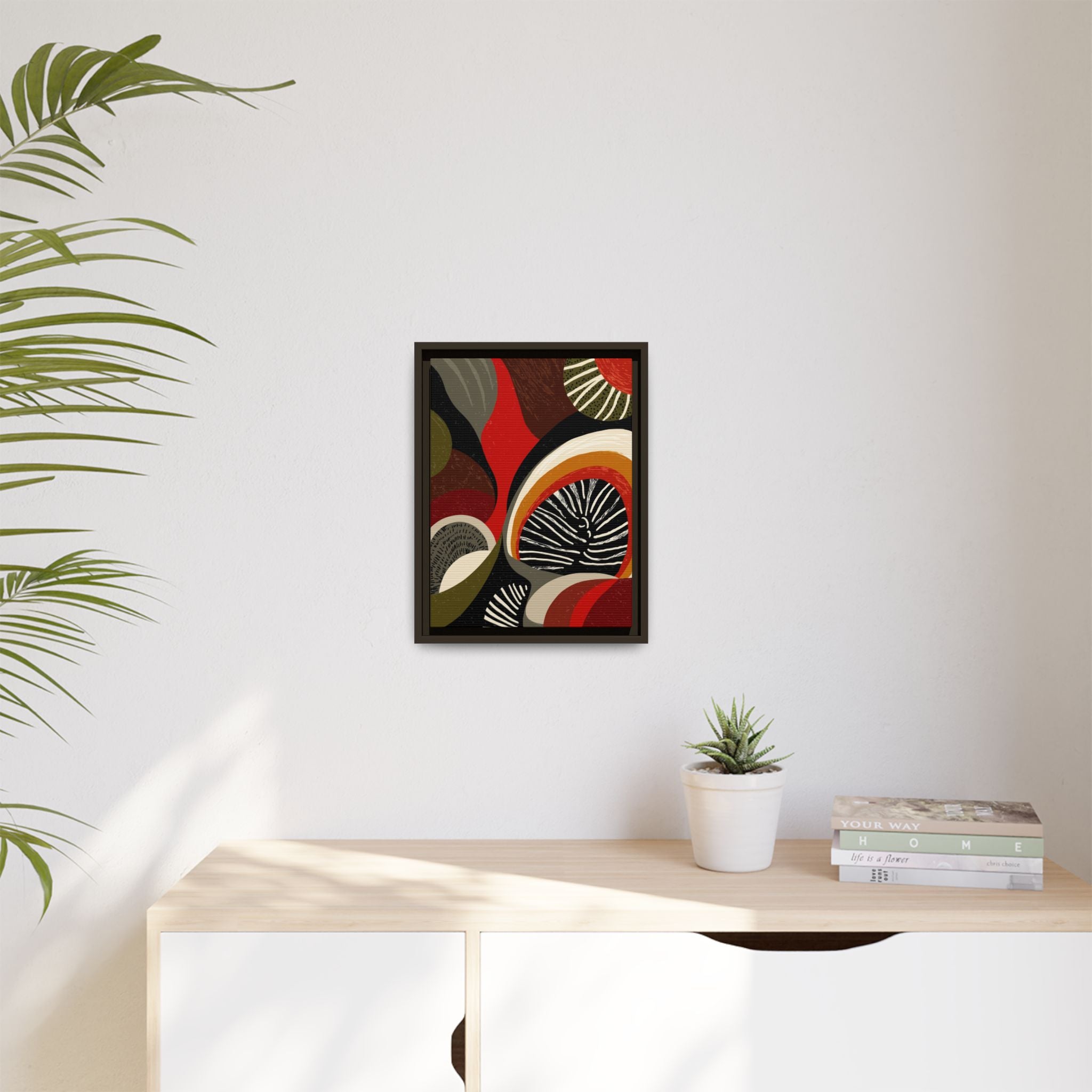 Geometric Rhythm: Abstract Composition, Mid-Century Modern Art, Radial Design Inspiration   |   Custom Orders Accepted