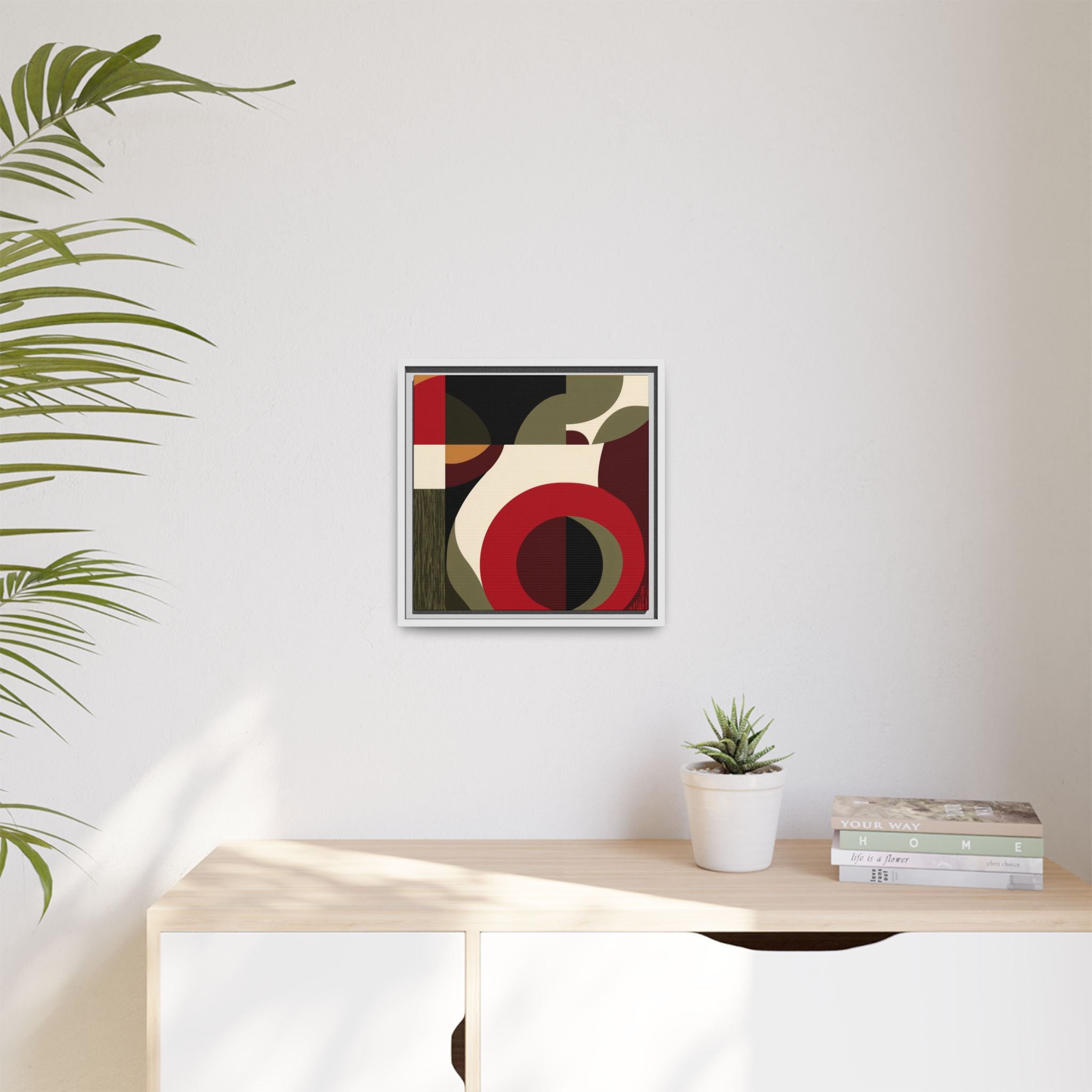Geometric Intersections: Mid-Century Modern Design, Abstract Architectural Composition, Rhythmic Curved Forms   |   Custom Orders Accepted