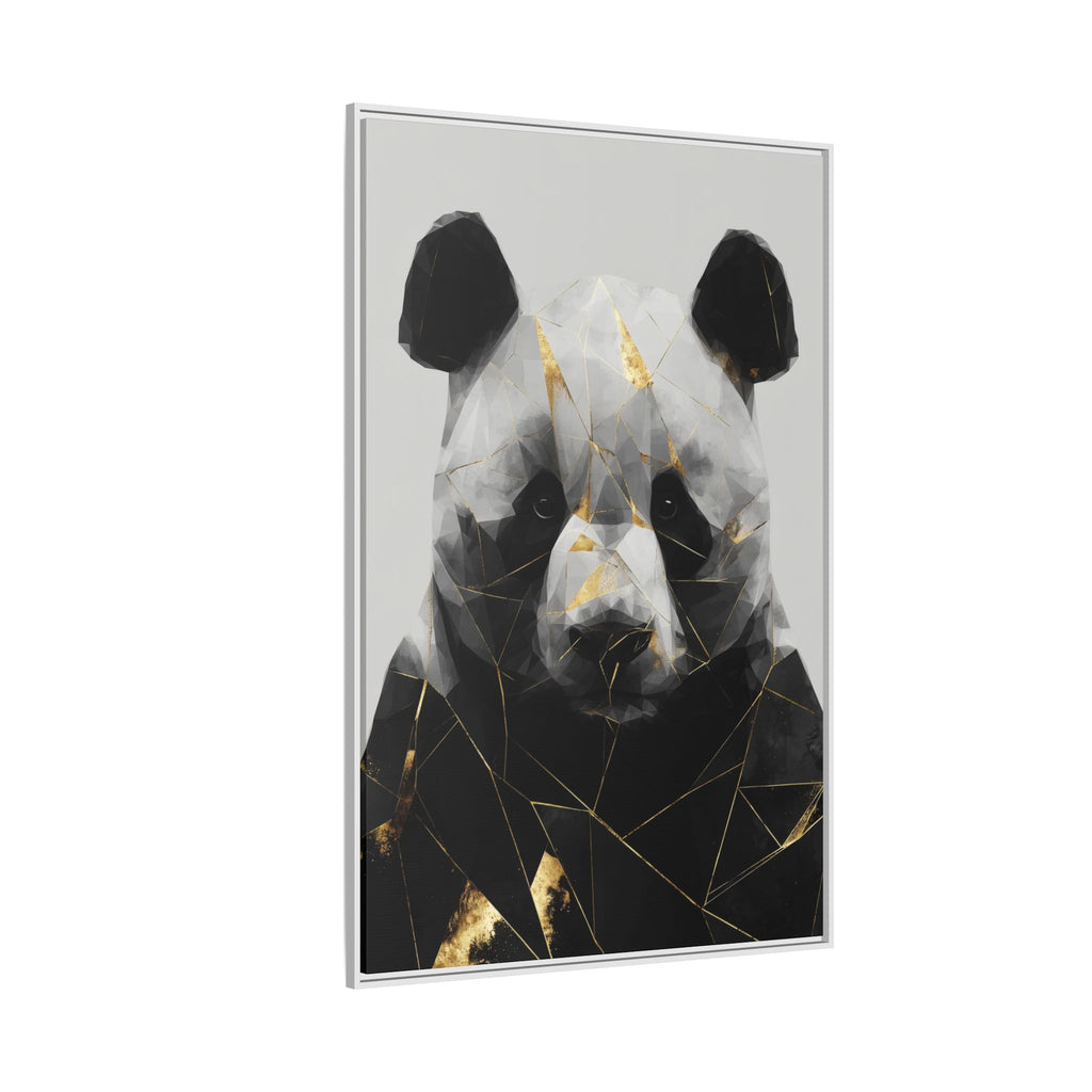 Fractured Panda: Geometric Wildlife Art, Low-Poly Contemporary Portrait   |  Personalized & Custom Orders Available