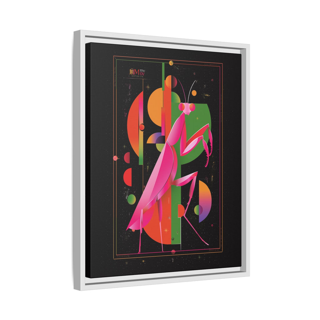 Celestial Mantis: Cubist Geometry, Cosmic Insect Portrait   |    Custom Orders Available