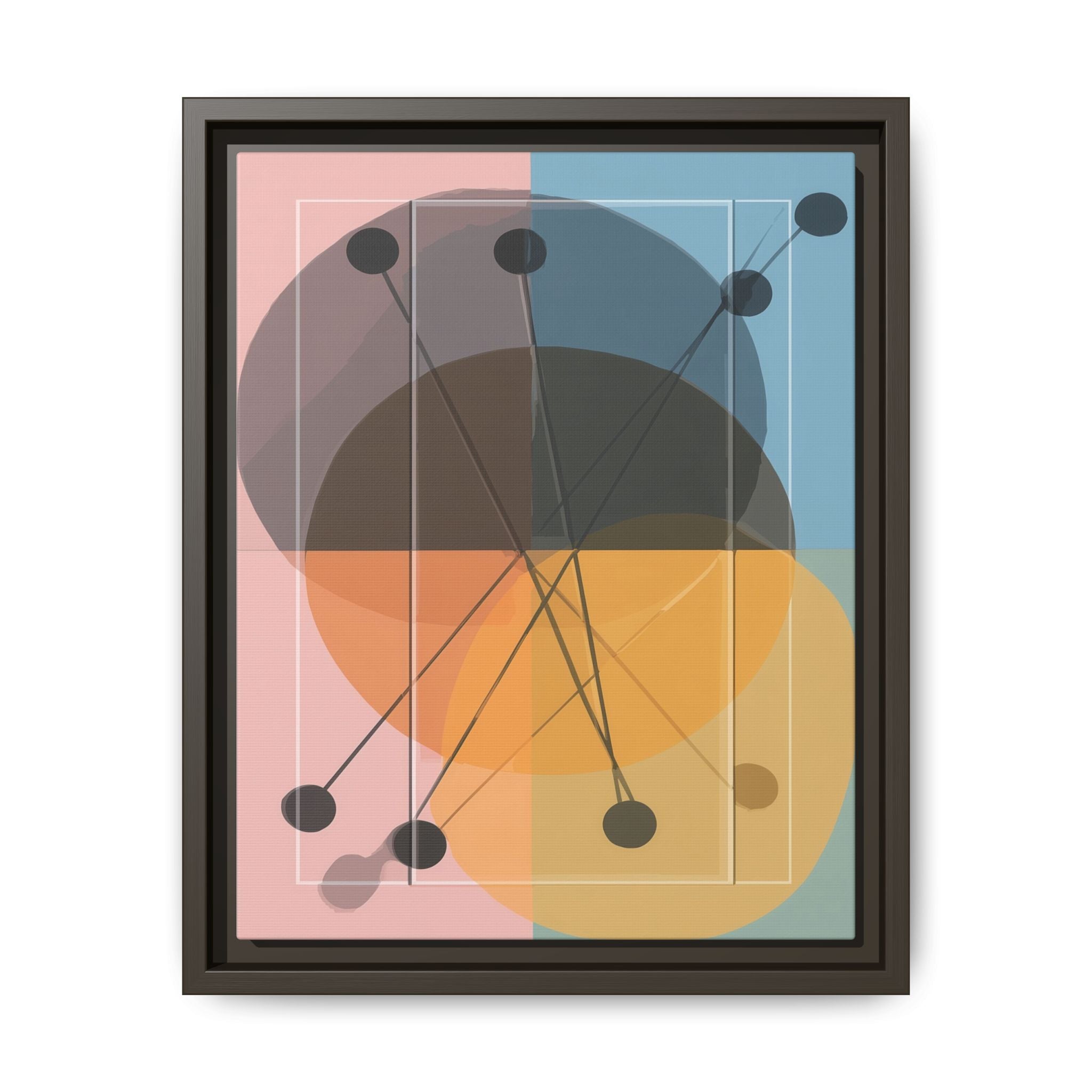 Geometric Intersections: Pastel Quadrants, Mid-Century Minimalism, Network Nodes   |   Custom Orders Accepted