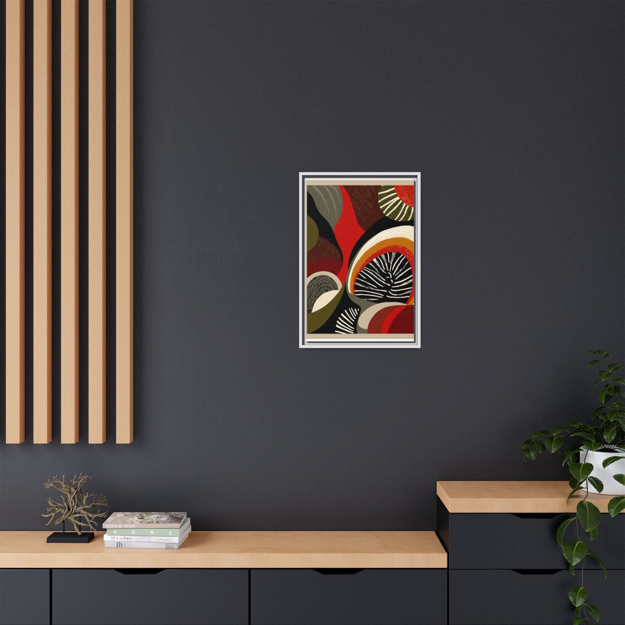 Geometric Rhythm: Abstract Composition, Mid-Century Modern Art, Radial Design Inspiration   |   Custom Orders Accepted