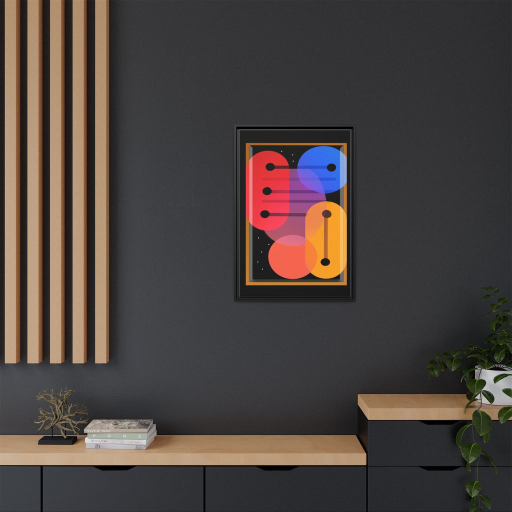 Celestial Geometry: Organic Shapes in Motion, Digital Abstract Composition, Vibrant Color Intersections   |   Custom Orders Accepted