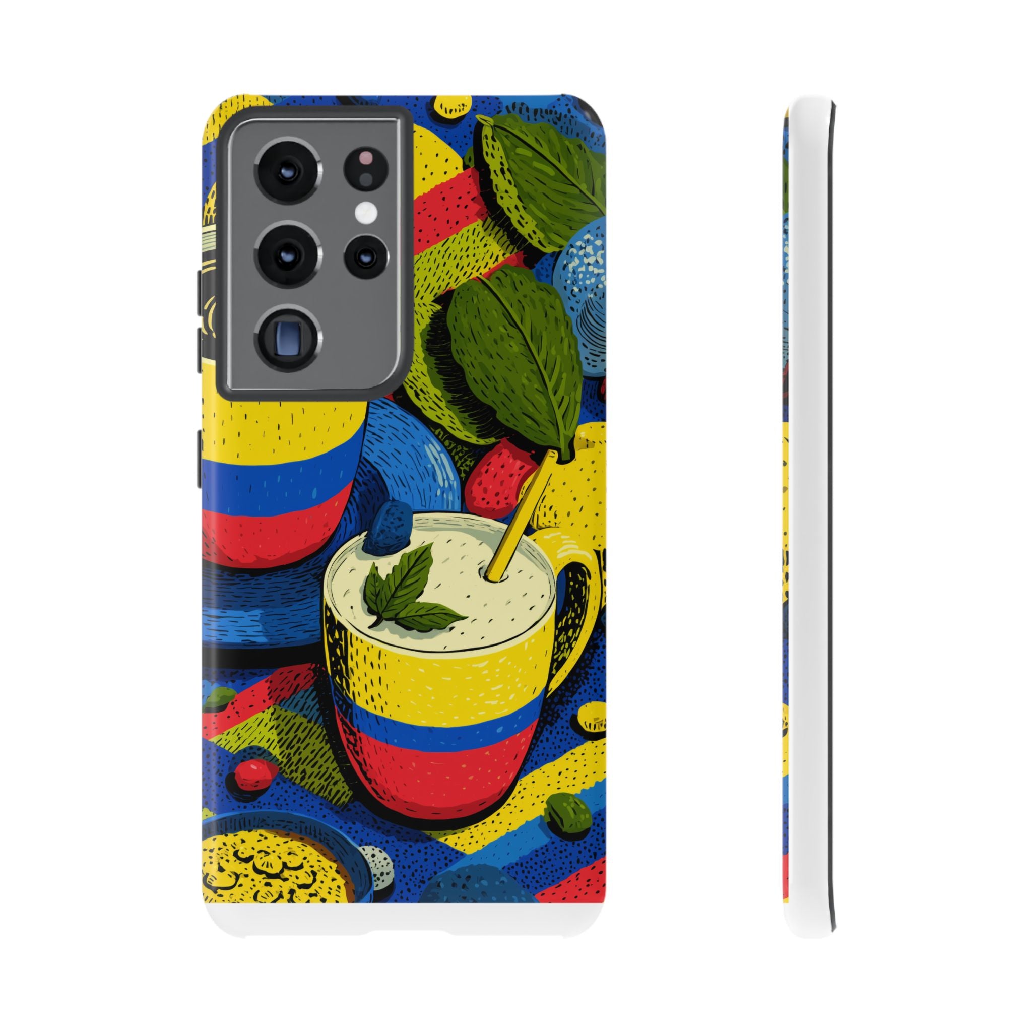 Vibrant Phone Case for Tough Cases | Colorful Colombian Art, Unique Gift, Trendy Accessory, Summer Style, Festival Must-Have