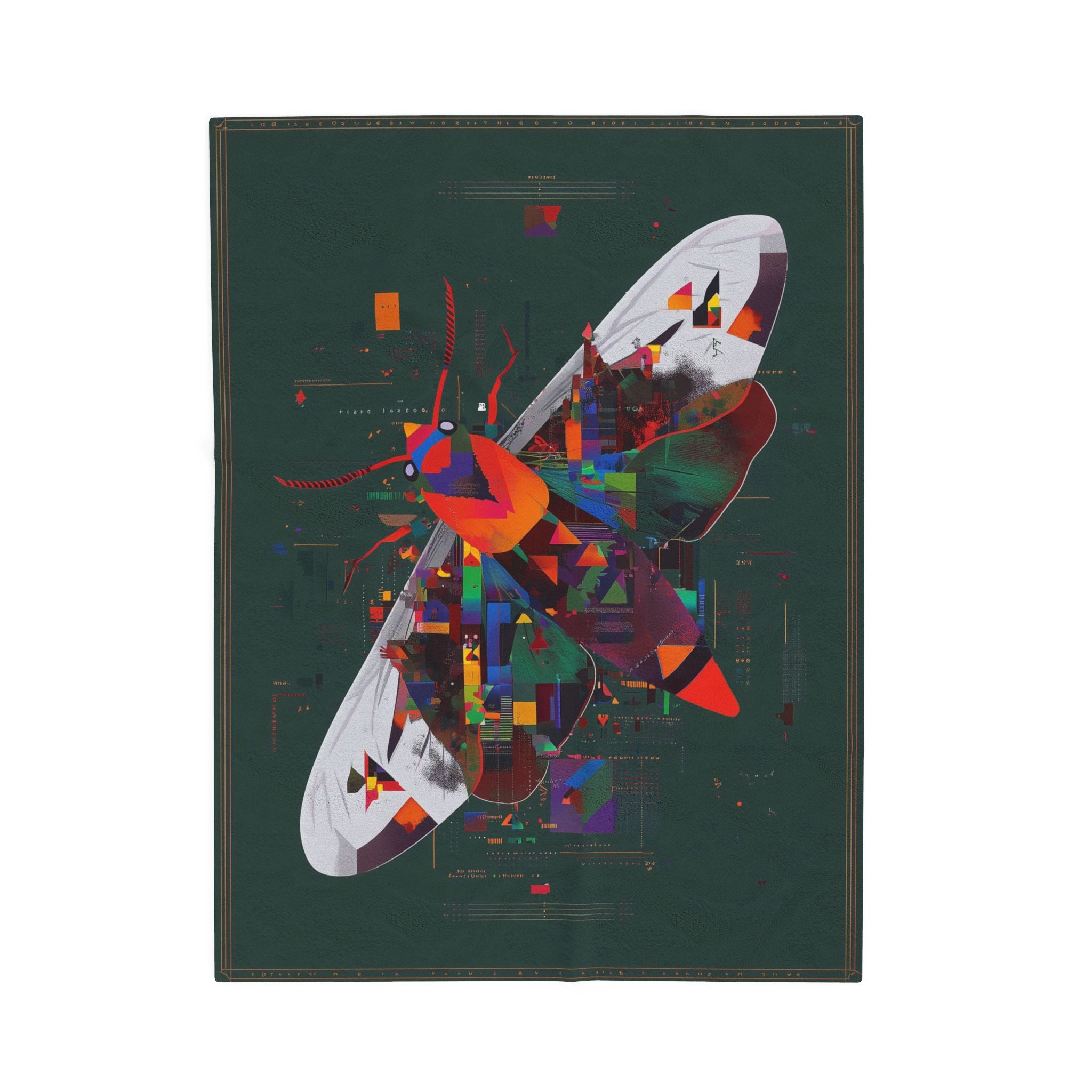 Digital Butterfly: Geometric Metamorphosis, Technological Nature   |    Custom Orders Available