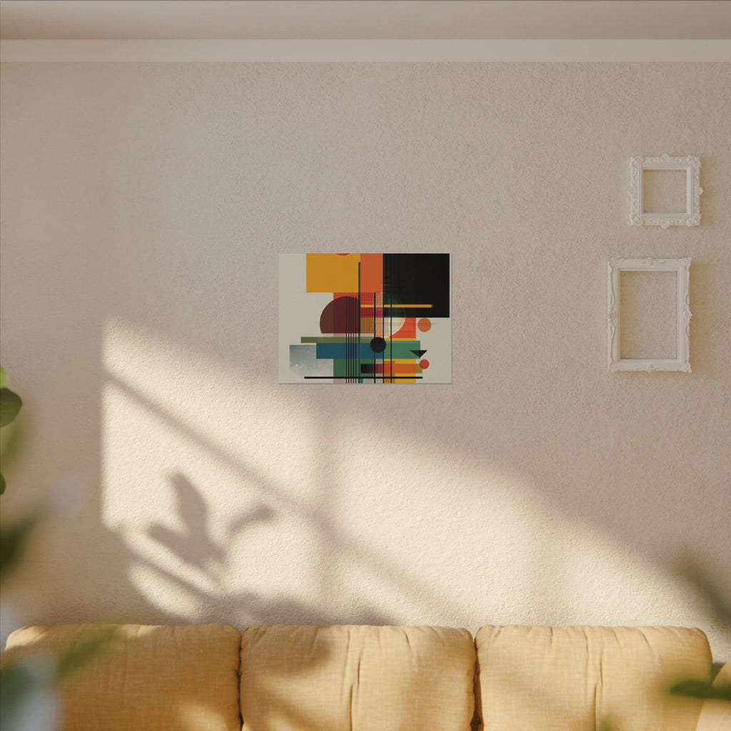 Geometric Harmony: Bauhaus Intersections, Constructivist Layers, Abstract Color Blocks   |   Custom Orders Accepted
