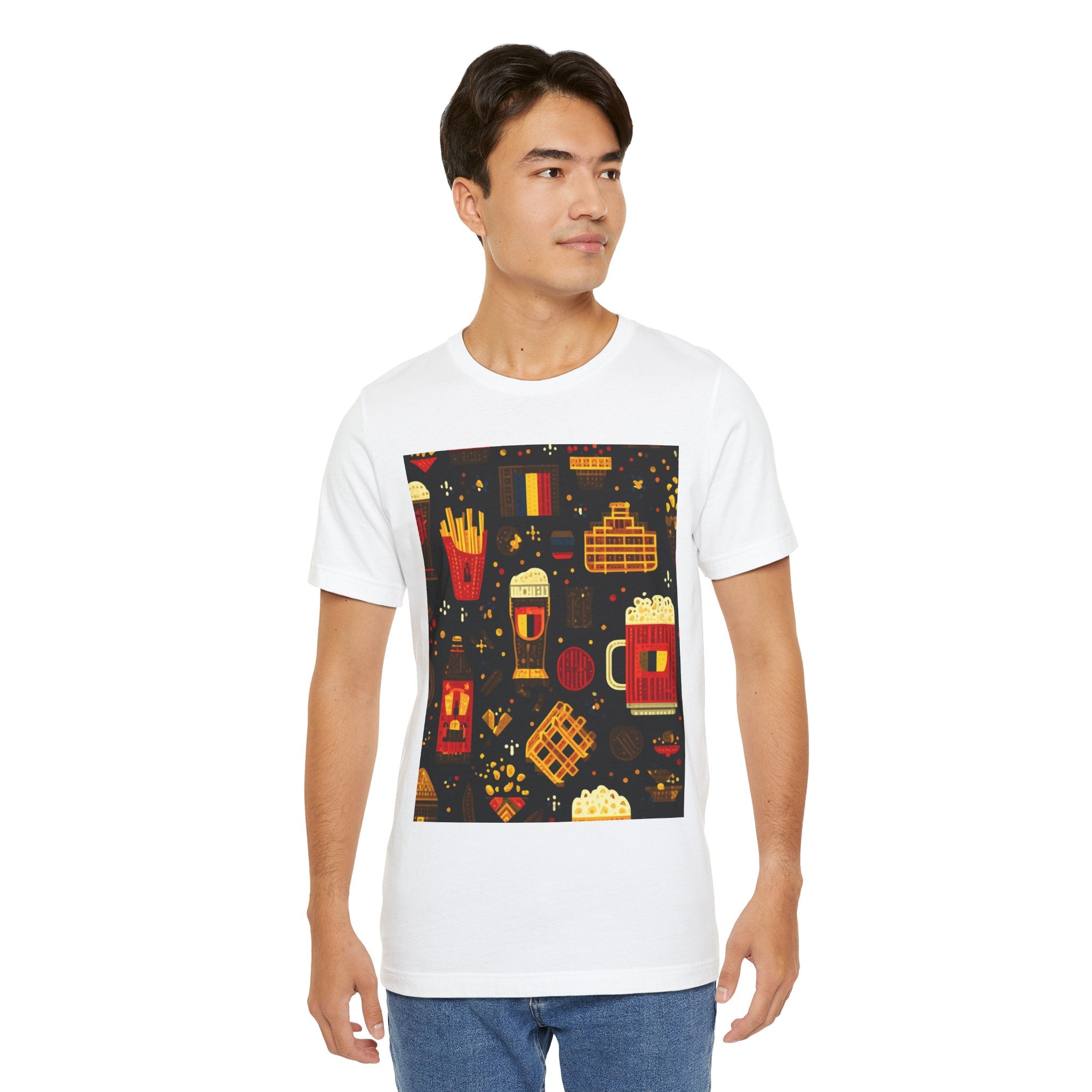 Fun Foodie Unisex Tee - Perfect for Food Lovers, Casual Outings, Festivals, Birthdays, and Everyday Wear, Snack-Themed T-Shirt, Gifts