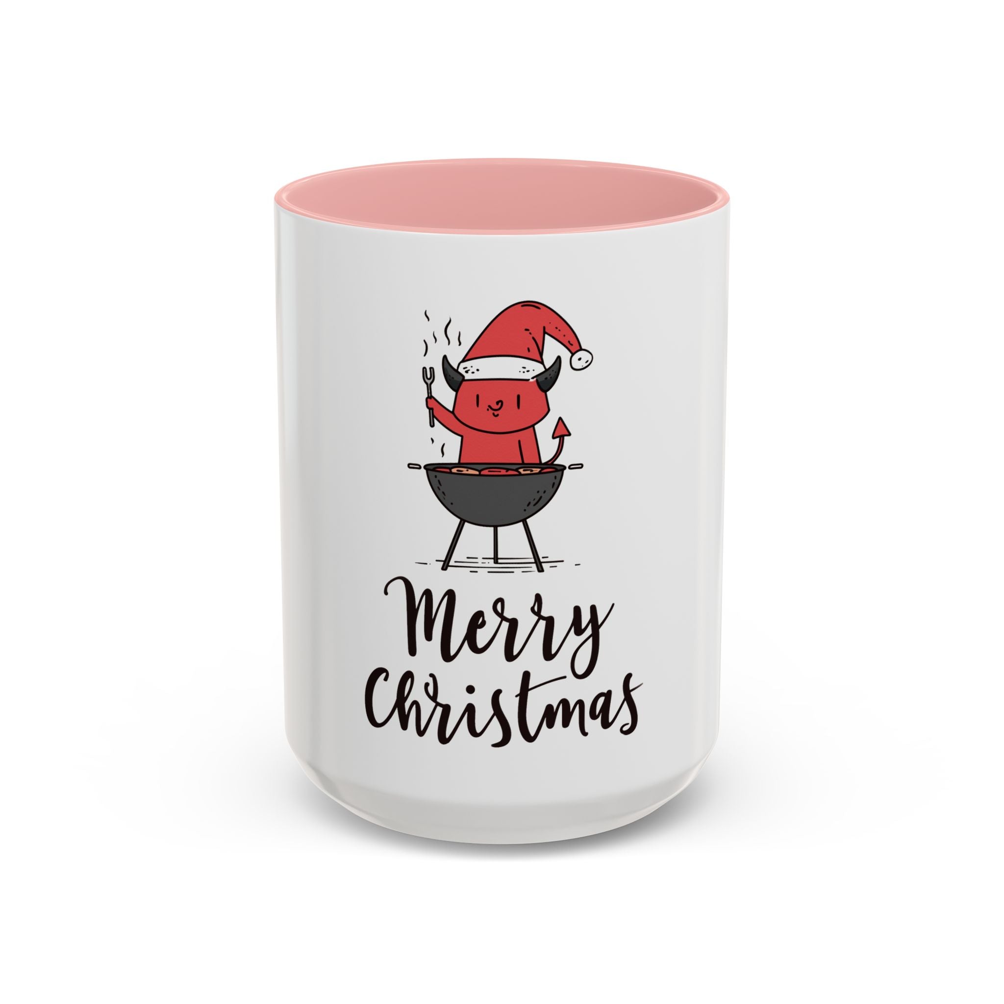 Merry Christmas Accent Coffee Mug, Fun Holiday Gift, Cute Santa Decor, Winter Beverage Cup, Festive Home & Kitchen