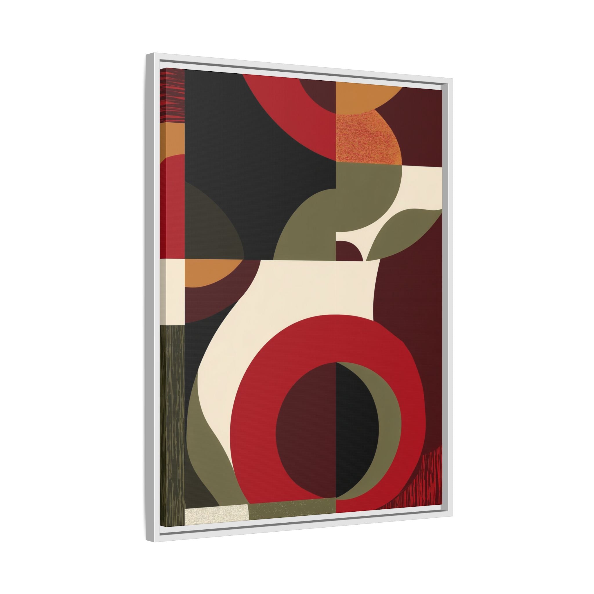 Geometric Intersections: Mid-Century Modern Design, Abstract Architectural Composition, Rhythmic Curved Forms   |   Custom Orders Accepted