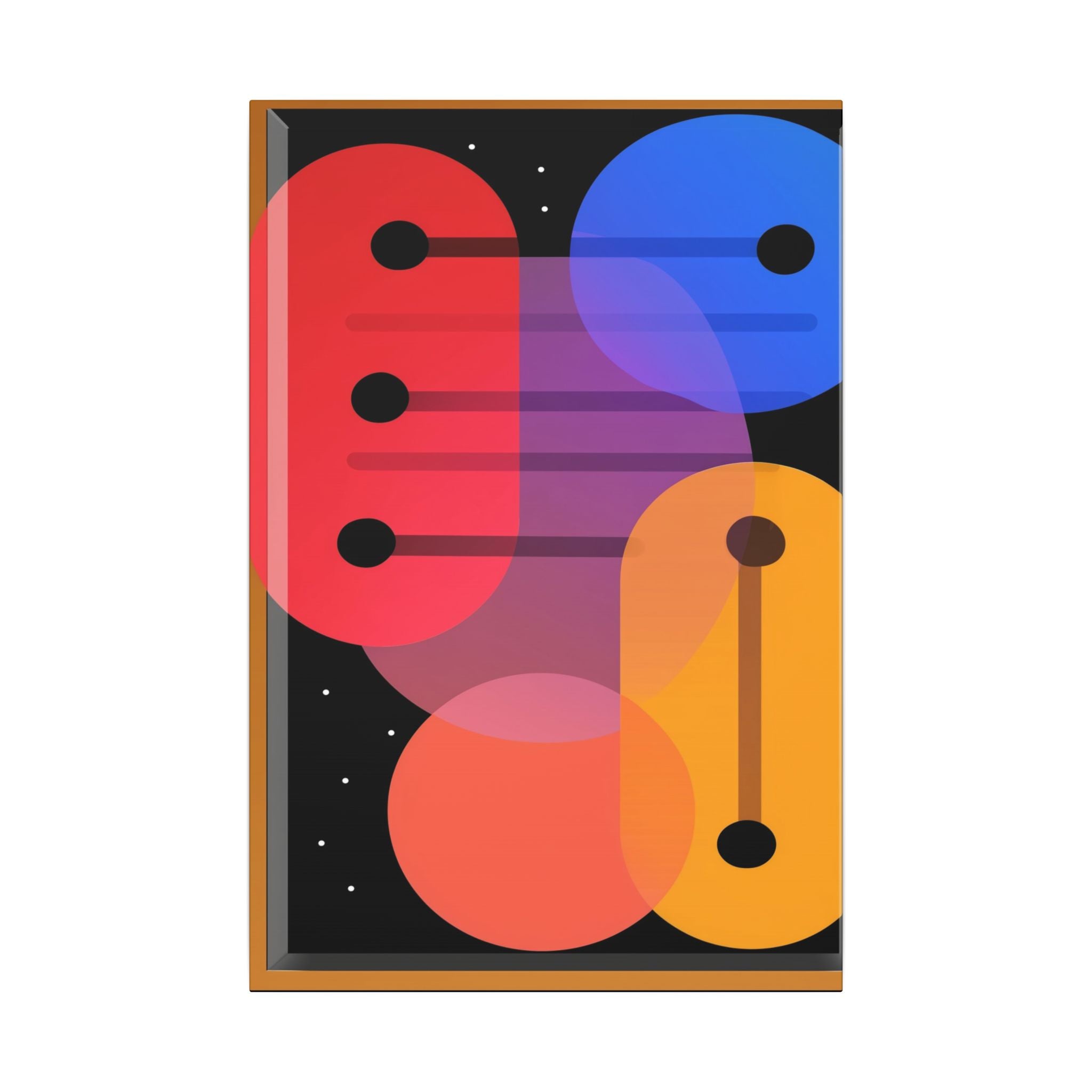 Cosmic Geometry: Abstract Shapes in Vibrant Colors, Digital Minimalist Design, Constructivist Inspiration   |   Custom Orders Accepted