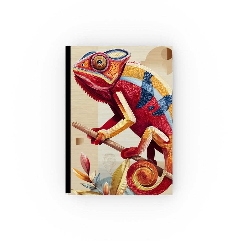 Personalized Geometric Chameleon Journal: Geometric Abstraction, Notebook , Schoolbook   |    Custom Orders Accepted