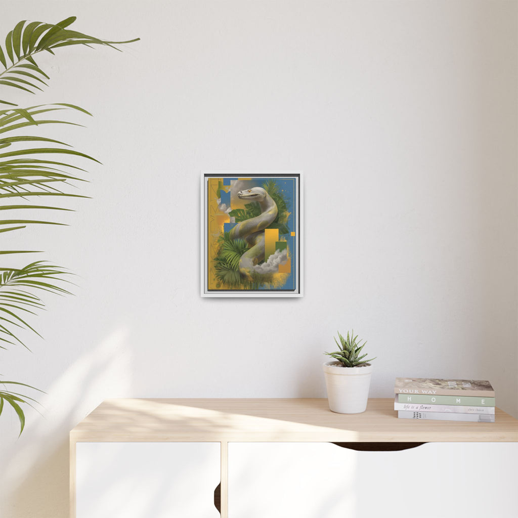 Serpent of Surreal Geometries: Tropical Hyperrealism, Digital Snake Illustration   |    Custom Orders Available
