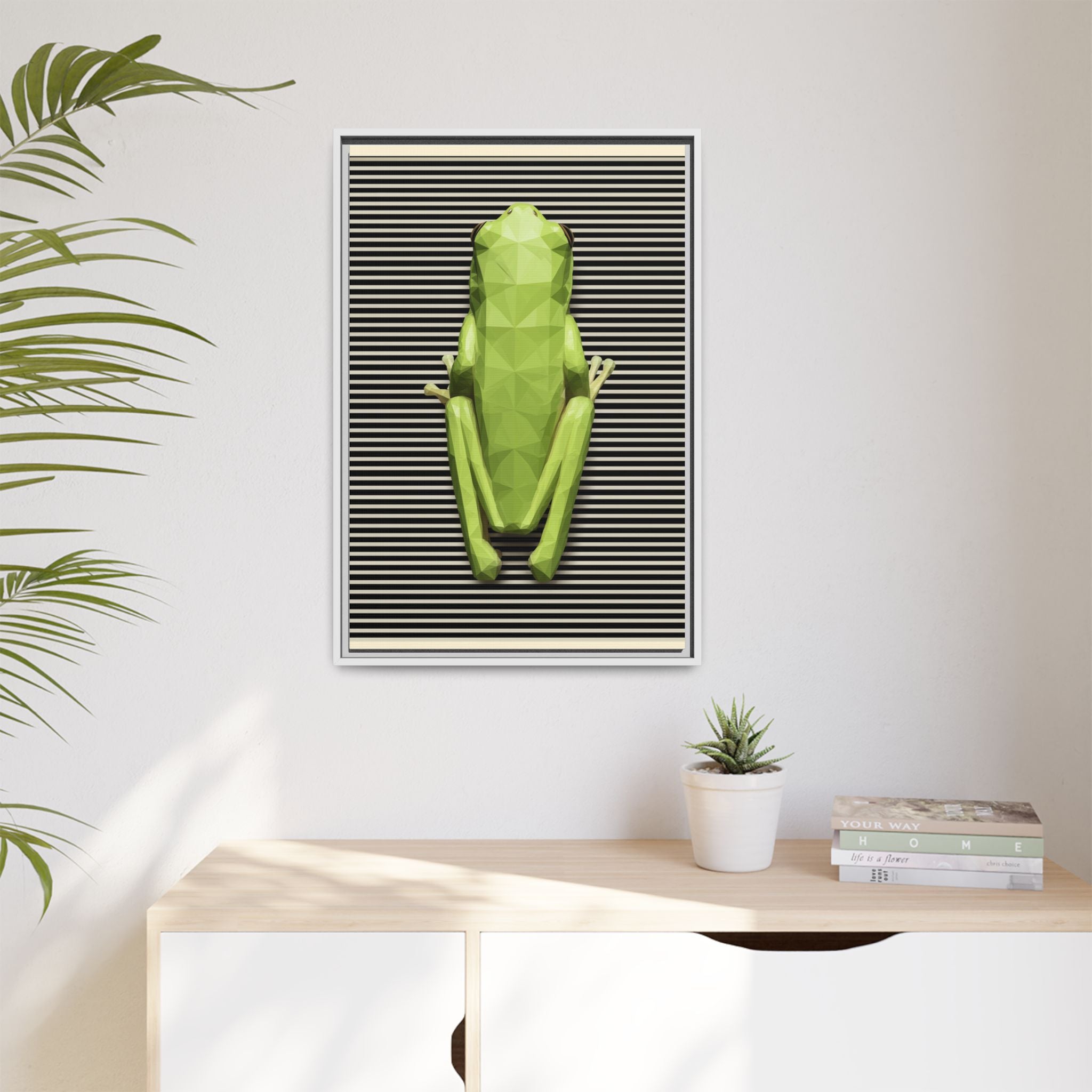 Geometric Amphibian: Low-Poly Frog Design, Digital Art Minimalism   |  Personalized & Custom Orders Available