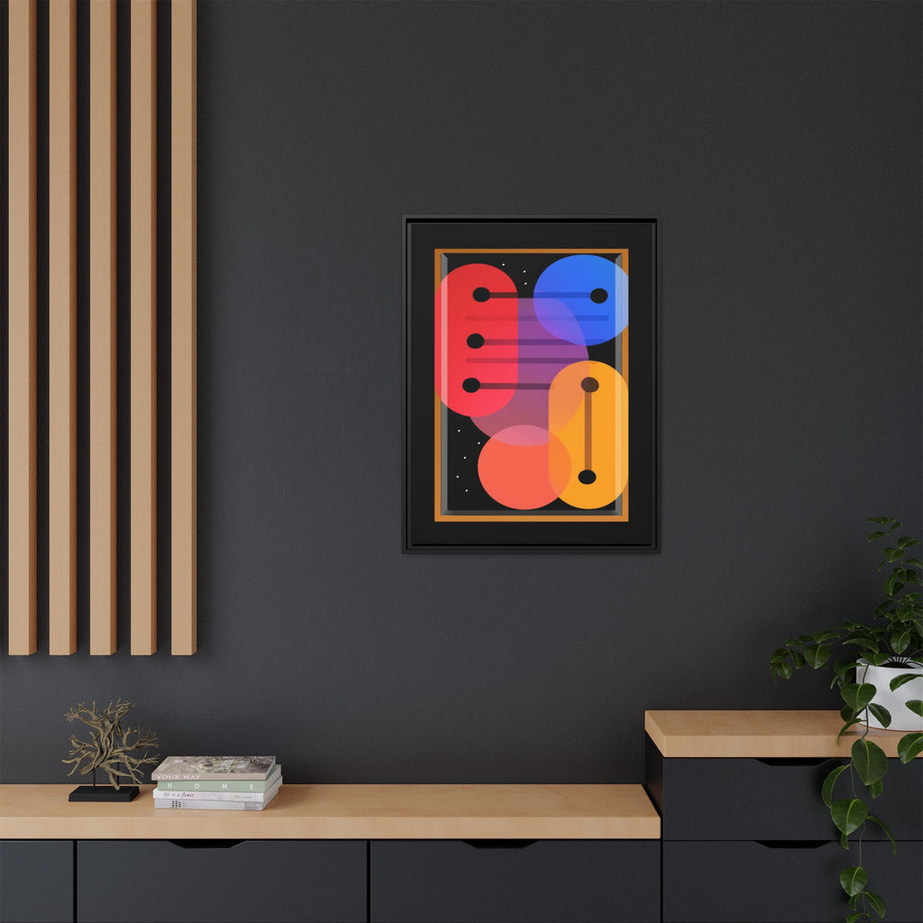 Celestial Geometry: Organic Shapes in Motion, Digital Abstract Composition, Vibrant Color Intersections   |   Custom Orders Accepted