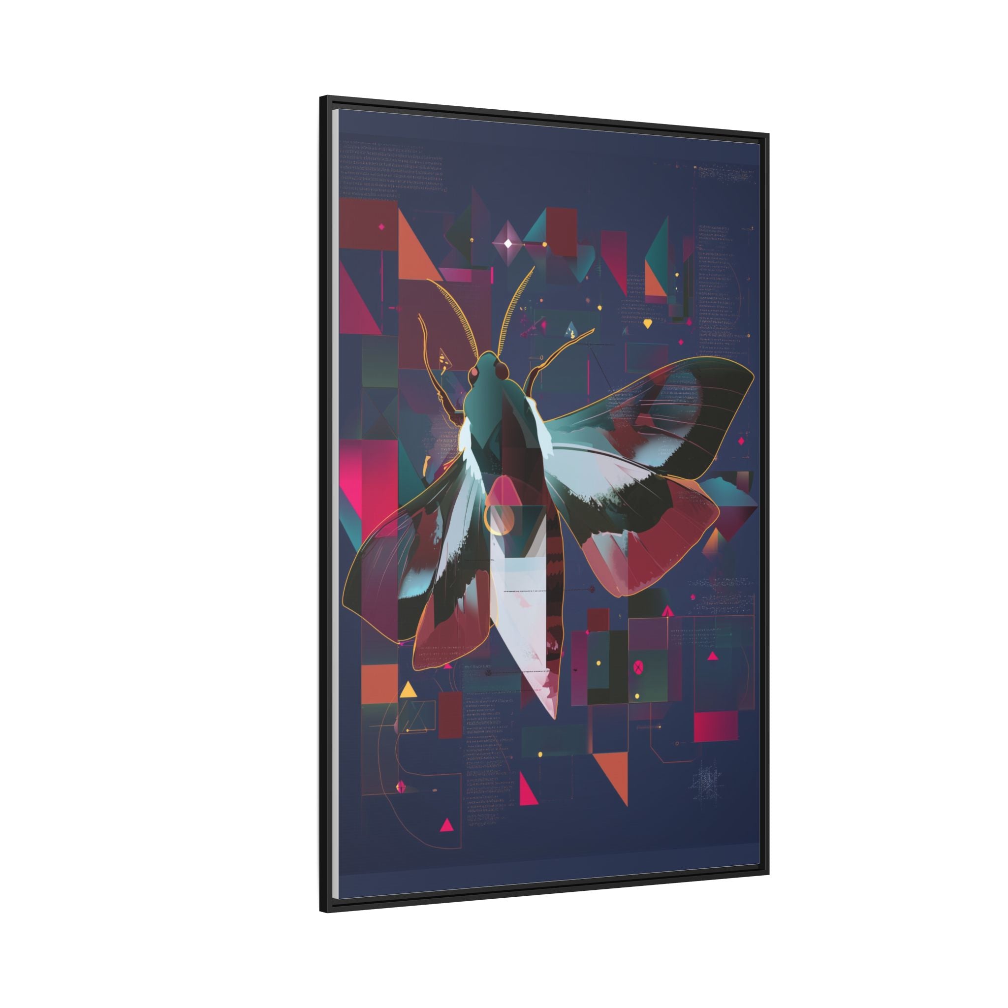 Digital Metamorphosis: Geometric Butterfly, Technological Nature   |    Custom Orders Available