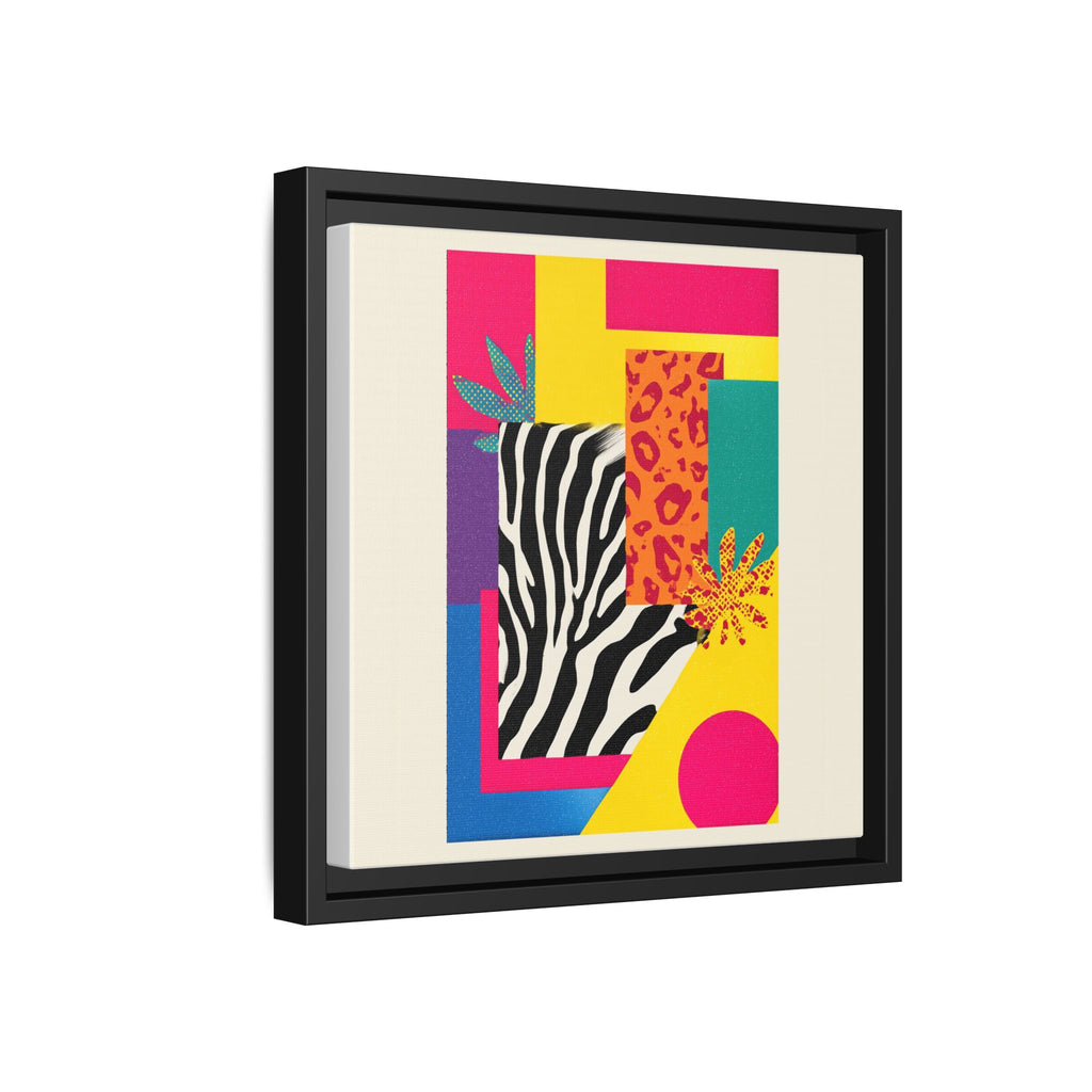 Zebra Stripes & Leopard Spots: 80s Pop Art Design, Memphis Style Graphic, Geometric Color Block Pattern   |   Custom Orders Accepted