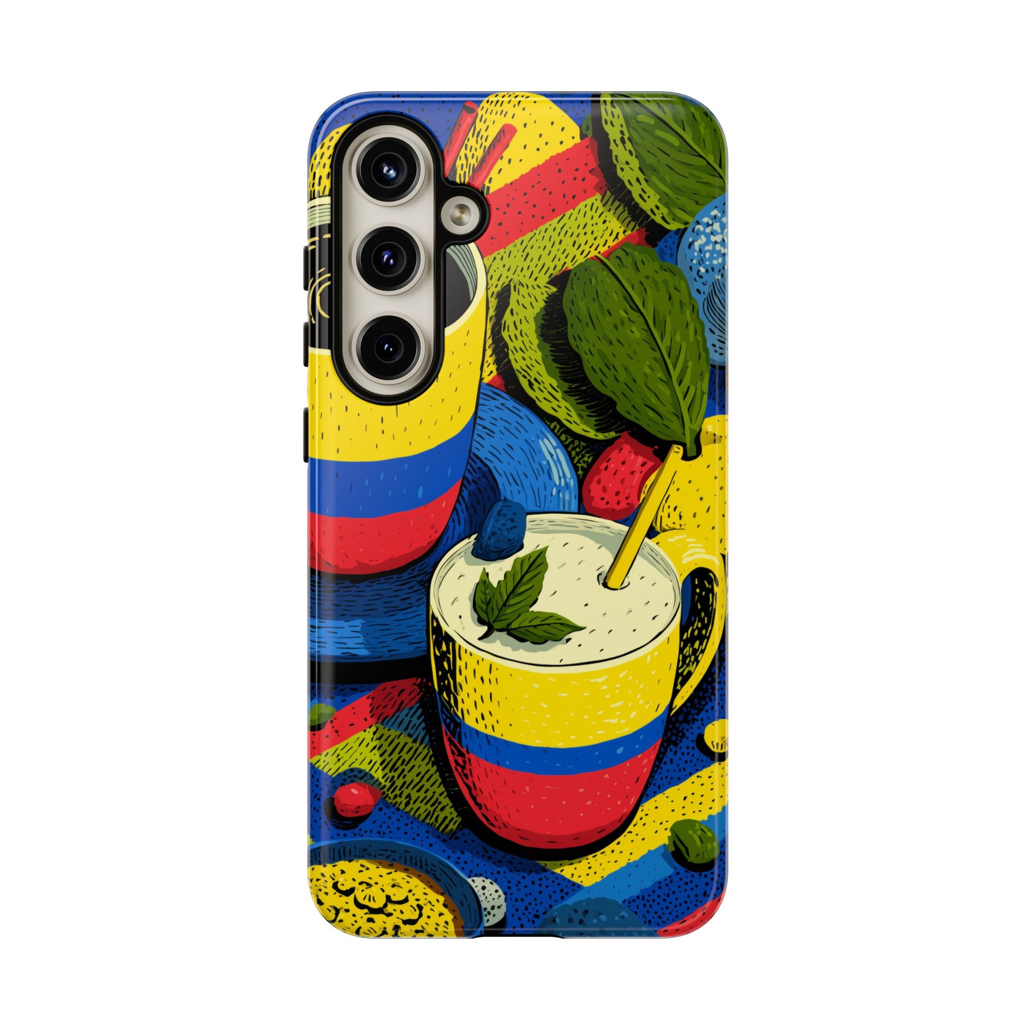 Vibrant Phone Case for Tough Cases | Colorful Colombian Art, Unique Gift, Trendy Accessory, Summer Style, Festival Must-Have