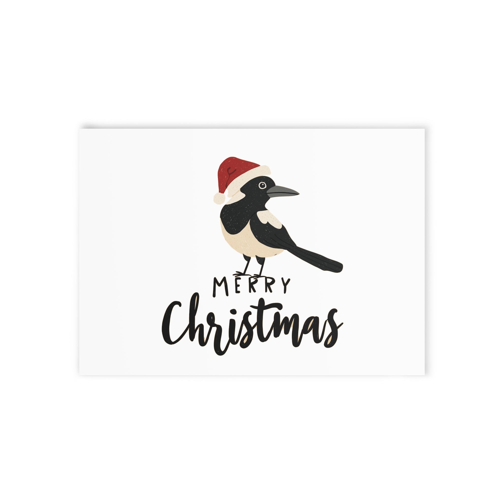 Merry Christmas Holiday Cards, Festive Greeting Cards, Two-Sided Christmas Cards, Chirpy Christmas Cards, Seasonal Greeting Cards,