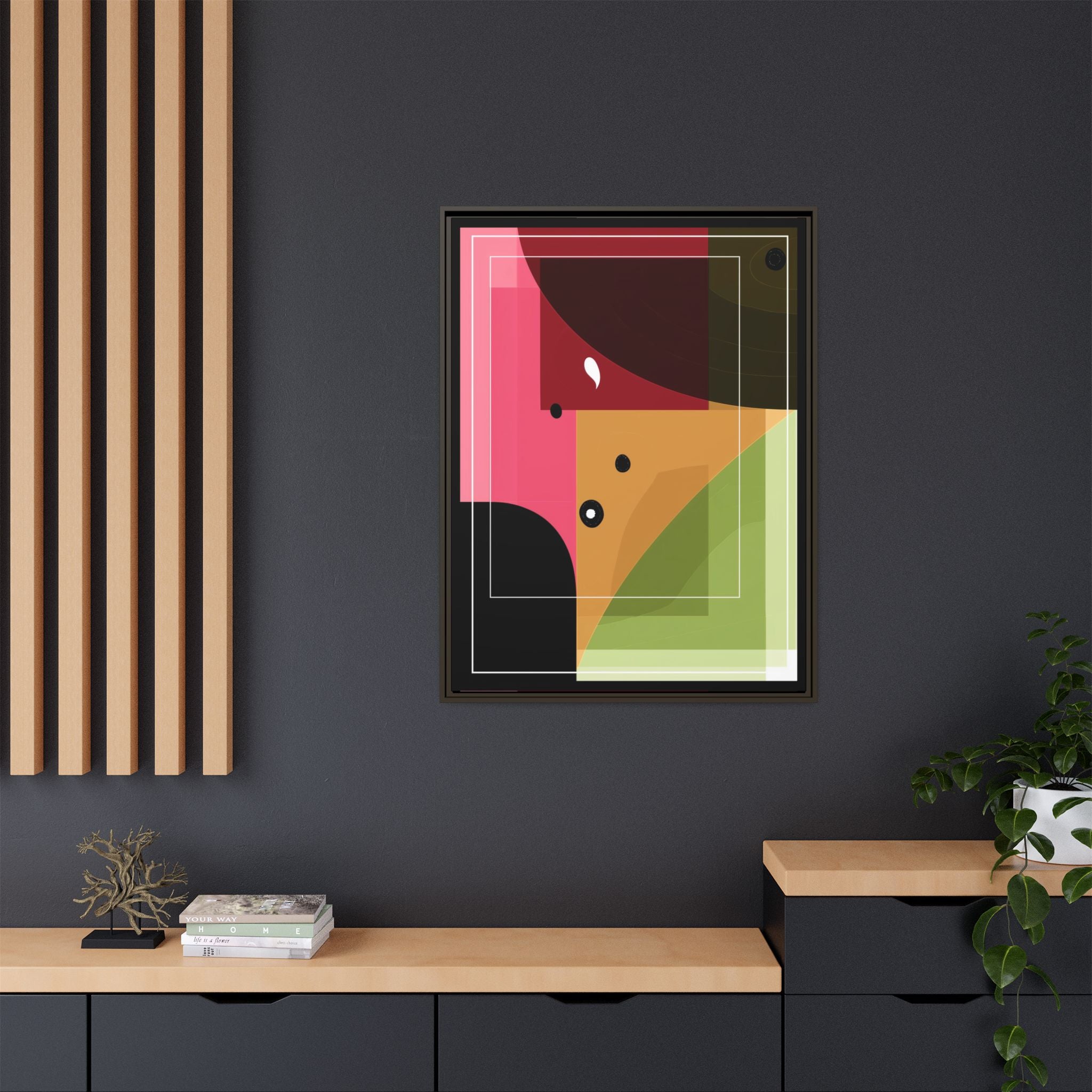 Geometric Convergence: Abstract Modernist Composition, Constructivist Color Blocking, Layered Geometric Design   |   Custom Orders Accepted
