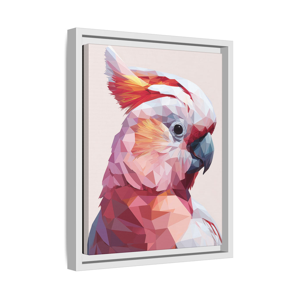 Geometric Cockatoo Portrait: Low-Poly Bird Art, Vibrant Abstract Illustration   |    Custom Orders Available