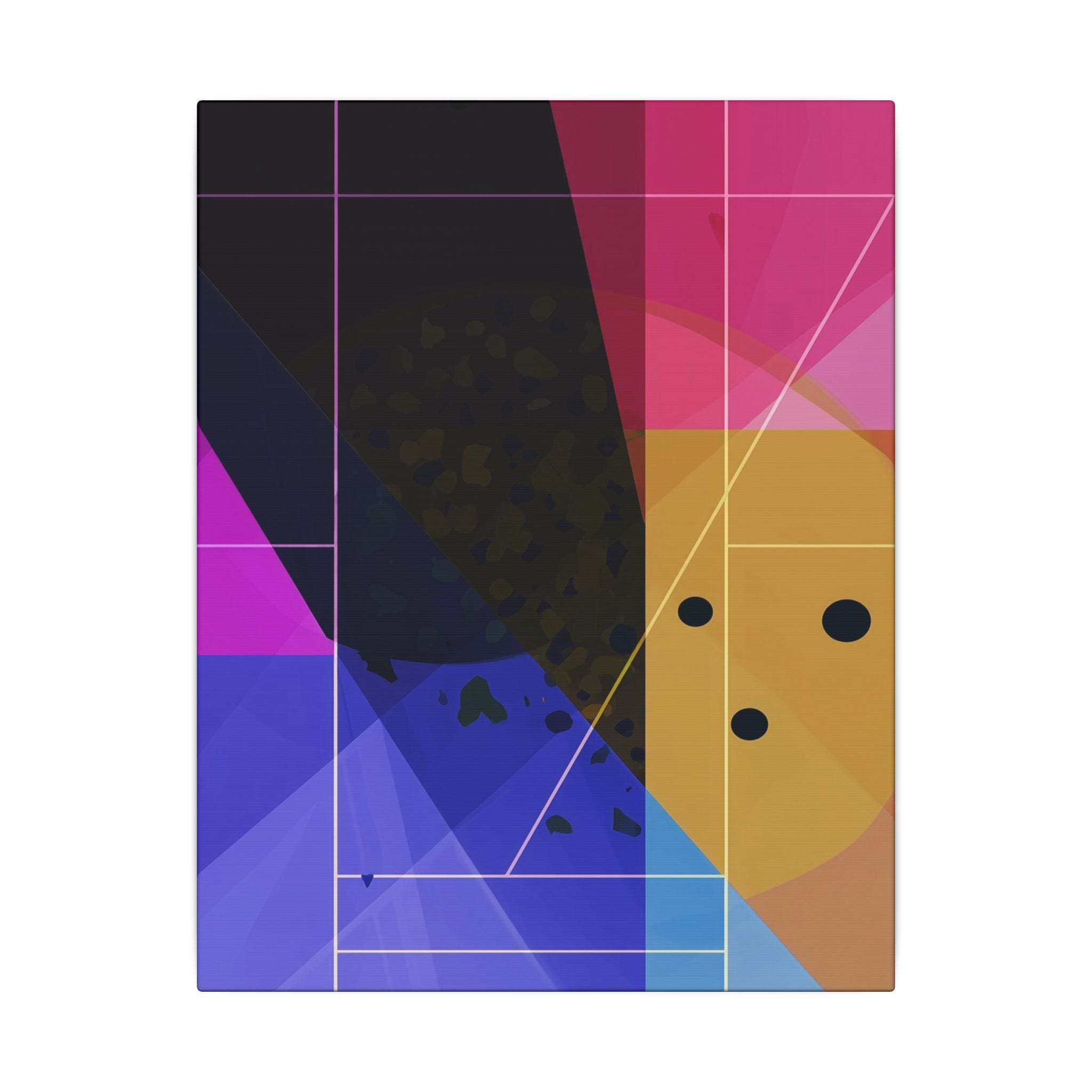 Geometric Intersections: Angular Minimalism, Digital Constructivism, Chromatic Grid Composition   |   Custom Orders Accepted