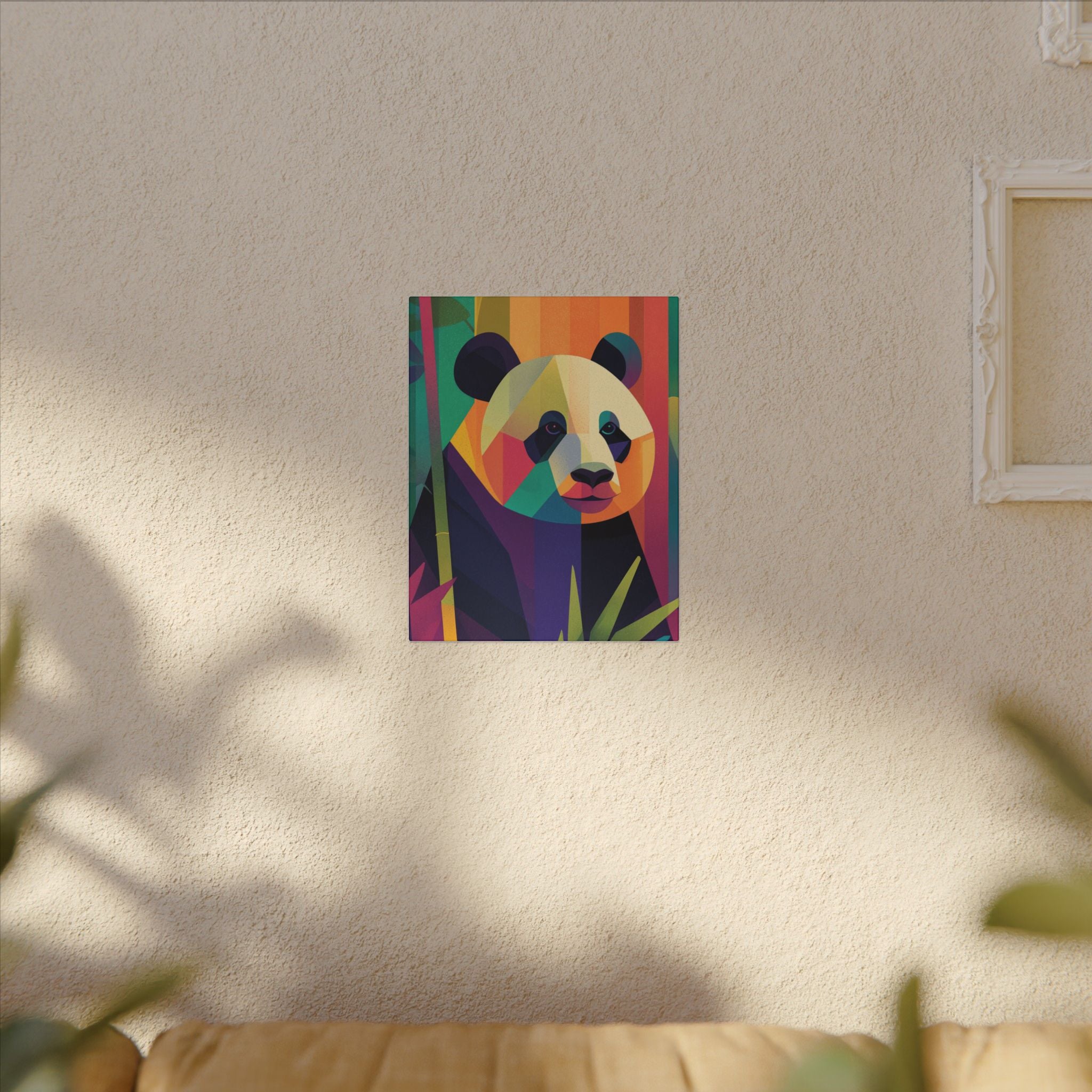 Geometric Panda: Cubist Wildlife, Colorful Fragmentation, Modern Digital Art   |  Personalized & Custom Orders Available
