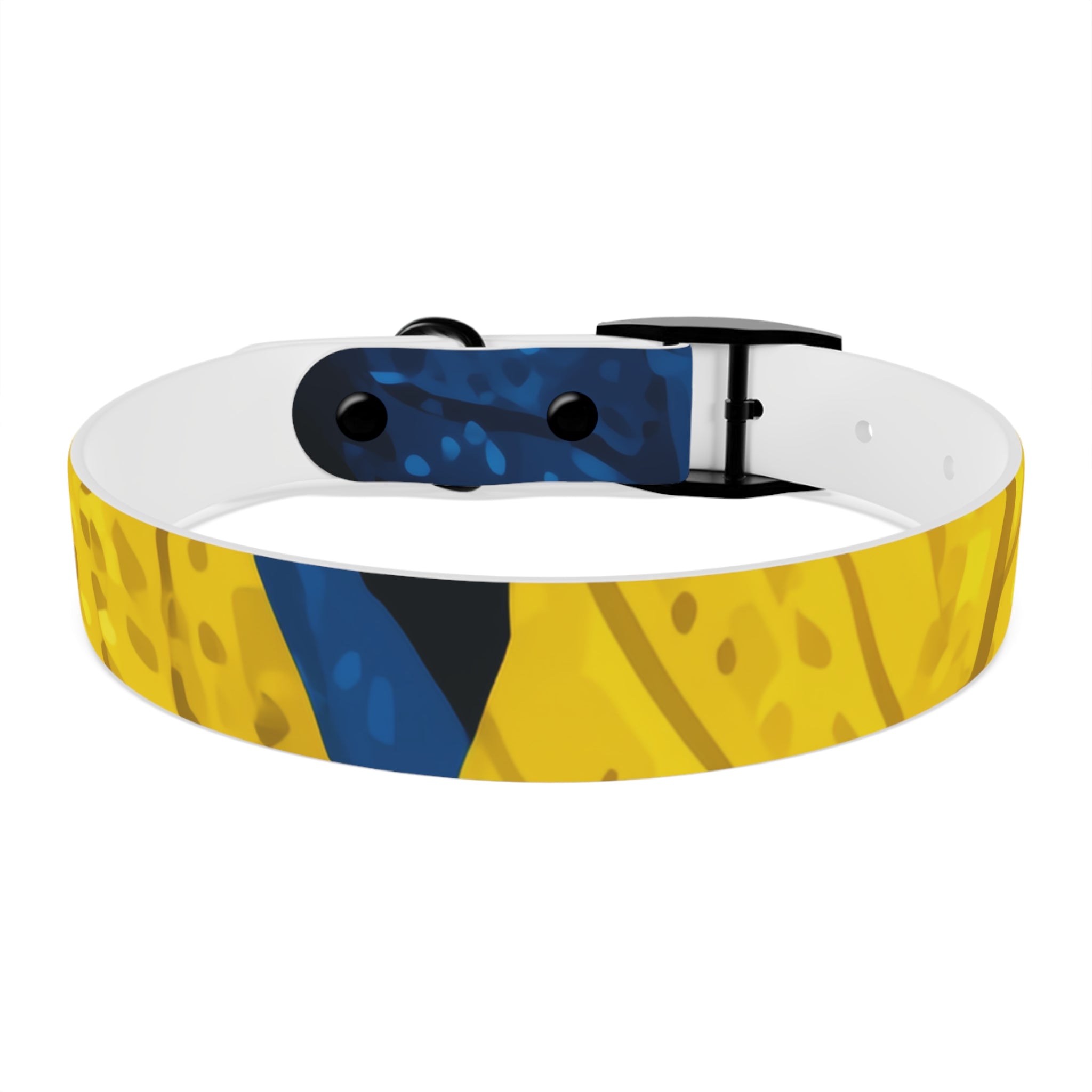 Colorful Colombian Abstract Dog Collar — Vibrant Ethnic Pattern Pet Collar