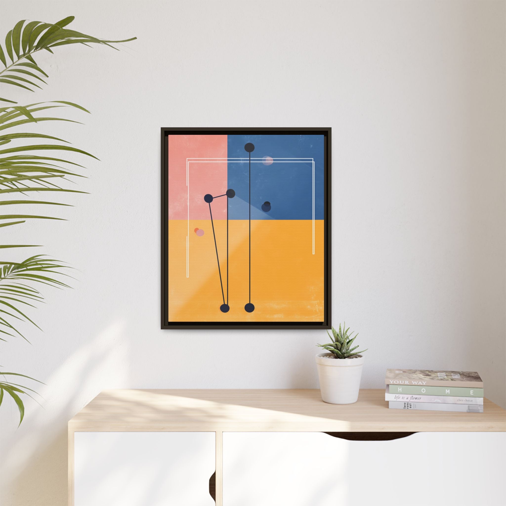 Nexus of Connection: Geometric Abstraction, Modernist Composition, Digital Color Blocks   |   Custom Orders Accepted