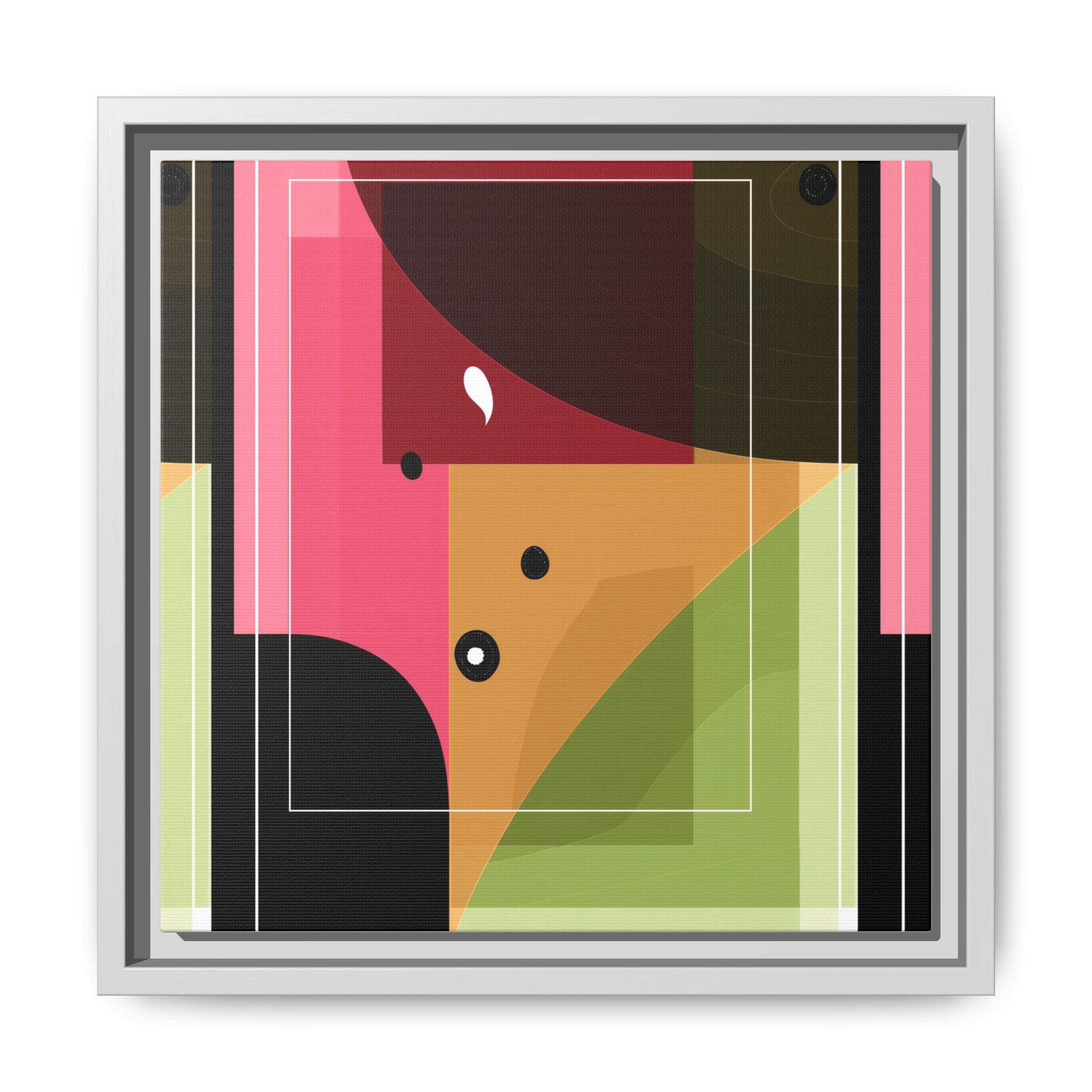 Geometric Convergence: Abstract Modernist Composition, Constructivist Color Blocking, Layered Geometric Design   |   Custom Orders Accepted