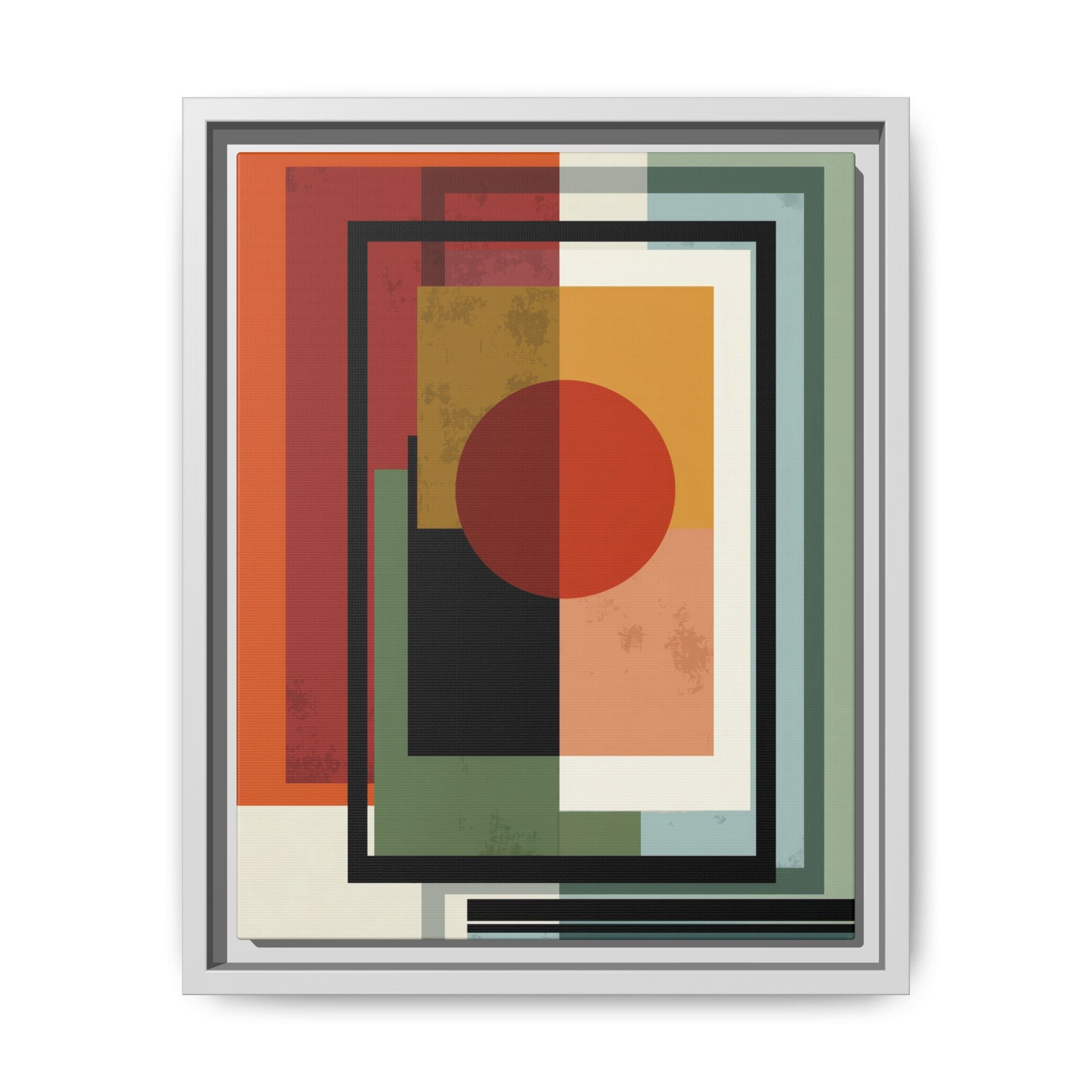Geometric Harmonies: Mid-Century Modern Composition, Constructivist Inspiration, Abstract Rectangular Interplay   |   Custom Orders Accepted