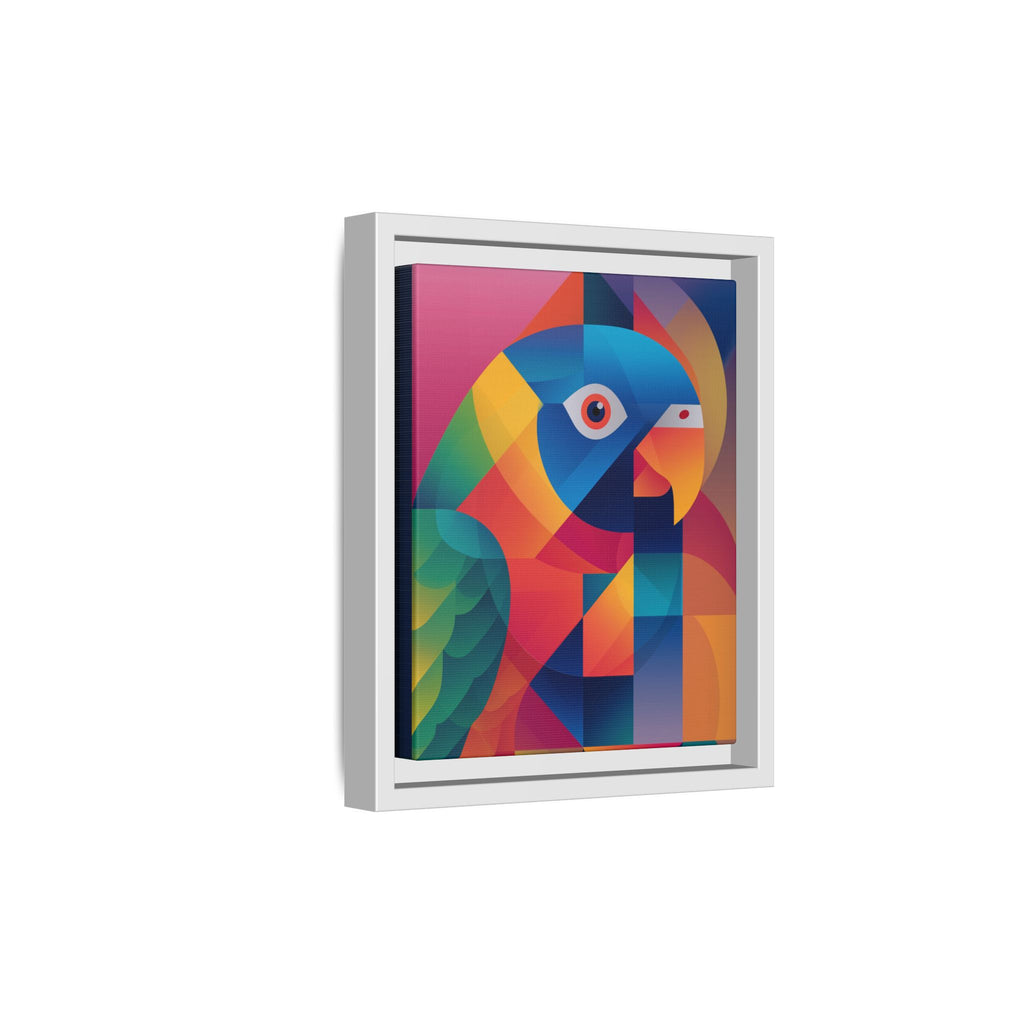 Cubist Parrot Prisma: Geometric Bird Design, Modern Angular Art   |    Custom Orders Available