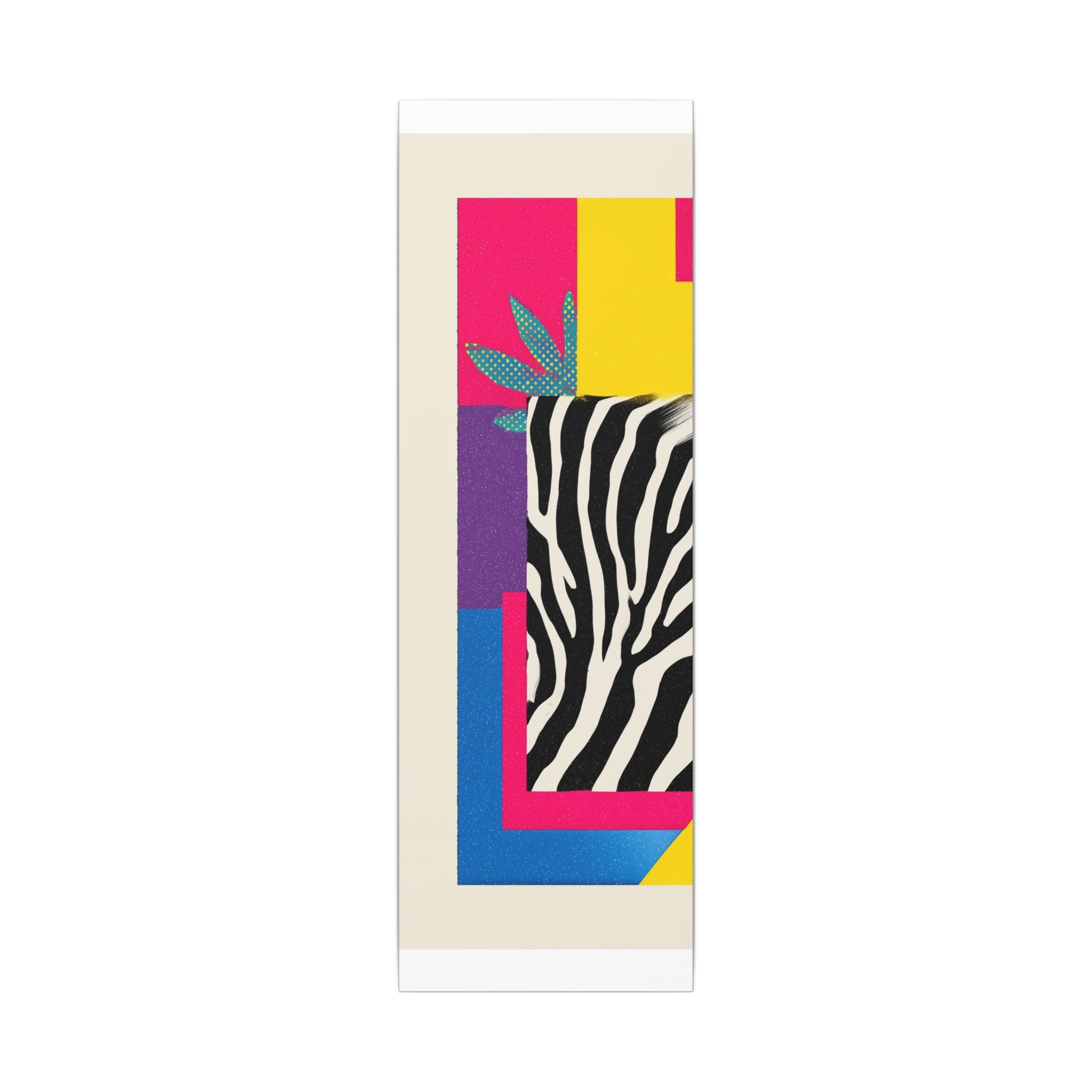 Pop Geometry: Zebra Leopard Fusion, Geometric Color Block, Modern Abstract Design   |   Custom Orders Accepted