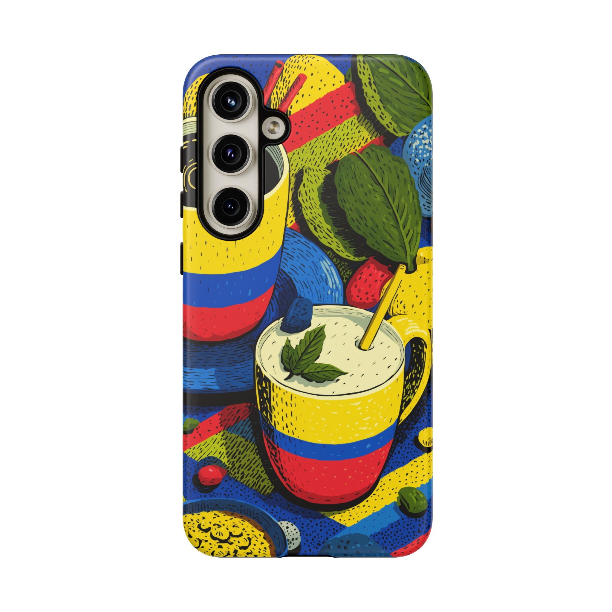 Vibrant Phone Case for Tough Cases | Colorful Colombian Art, Unique Gift, Trendy Accessory, Summer Style, Festival Must-Have