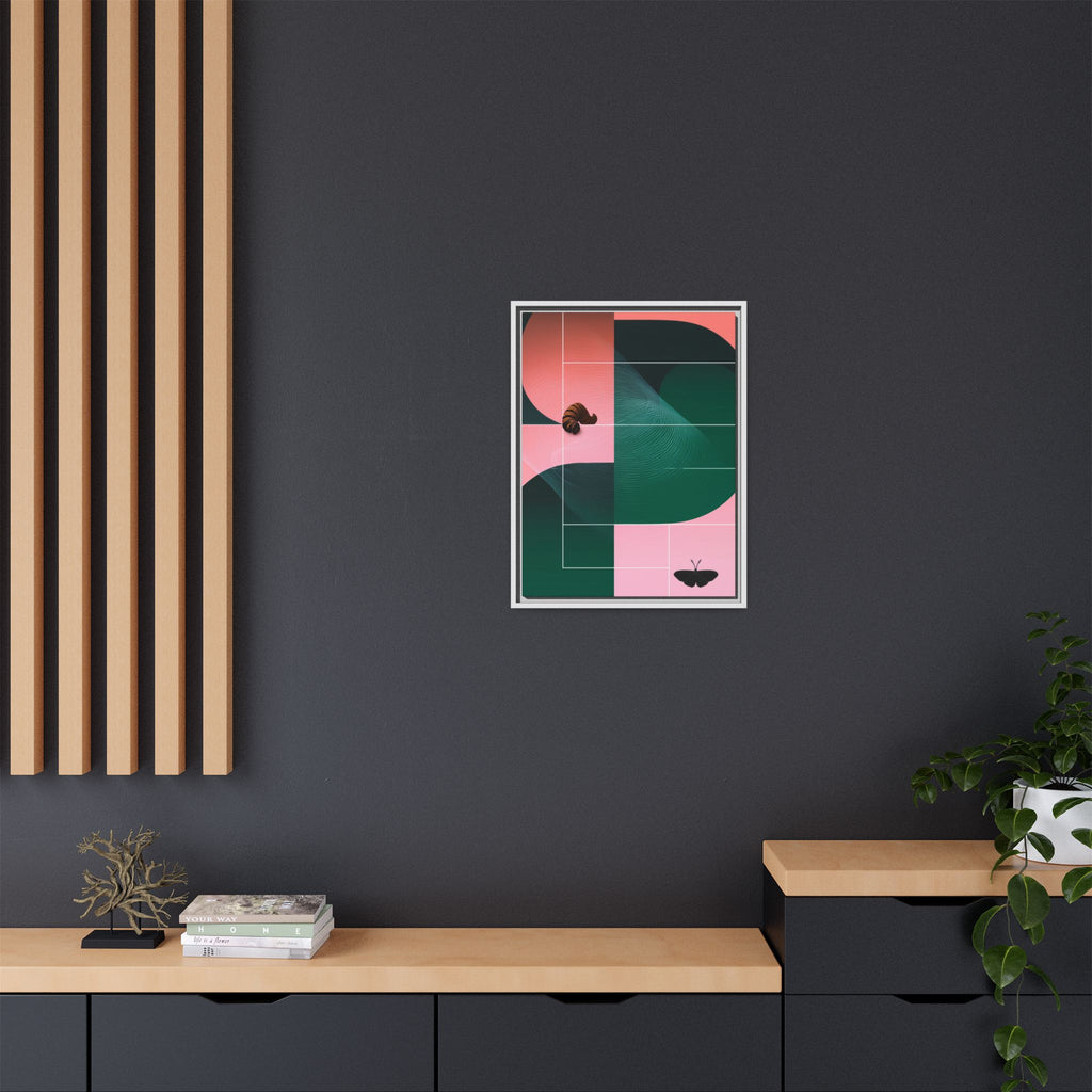 Metamorphic Geometric Framed Print : Abstract Graphic Design, Contemporary Digital Art Composition   |  Custom Orders Available