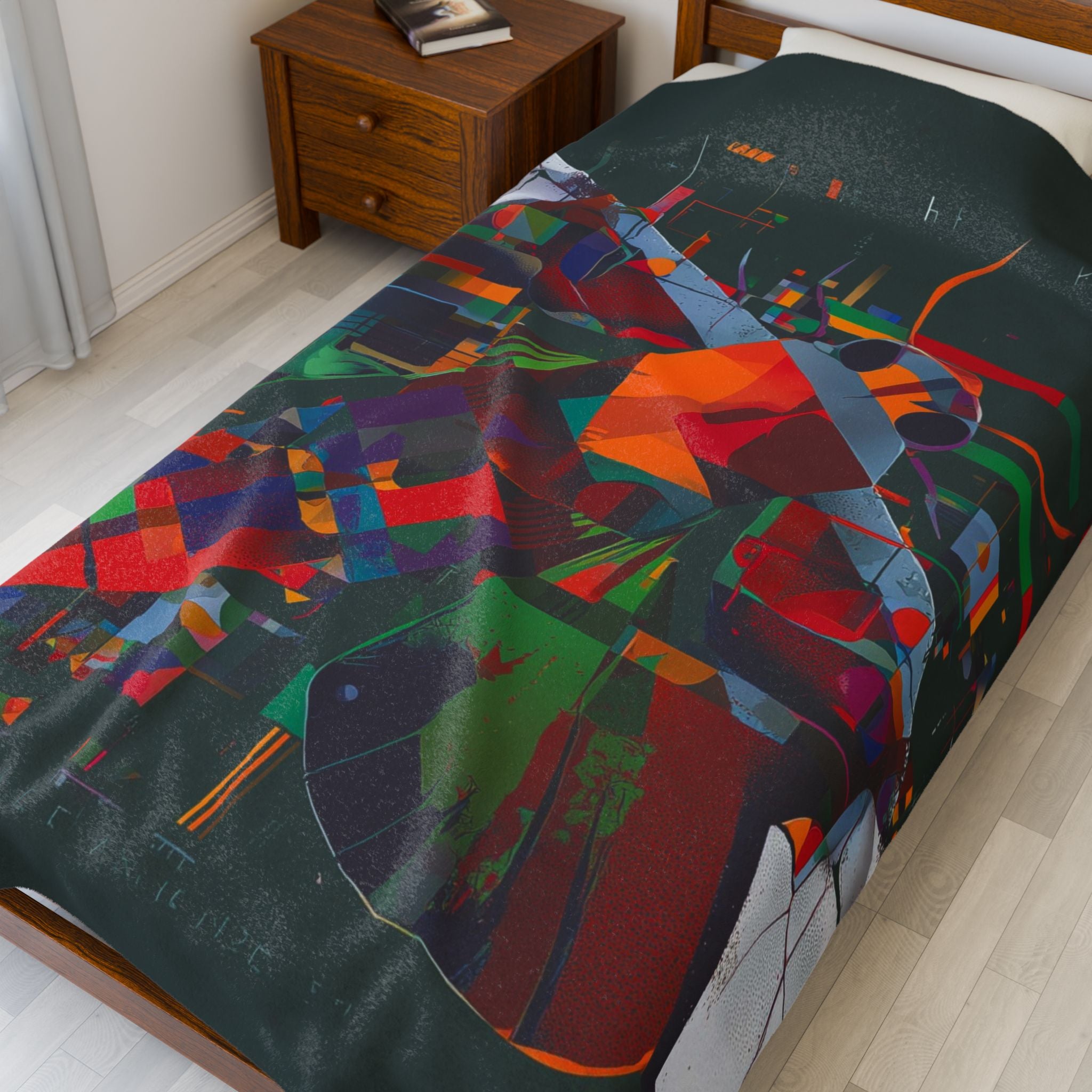 Geometric Butterfly: Digital Fractured Symmetry, Vibrant Abstraction   |    Custom Orders Available