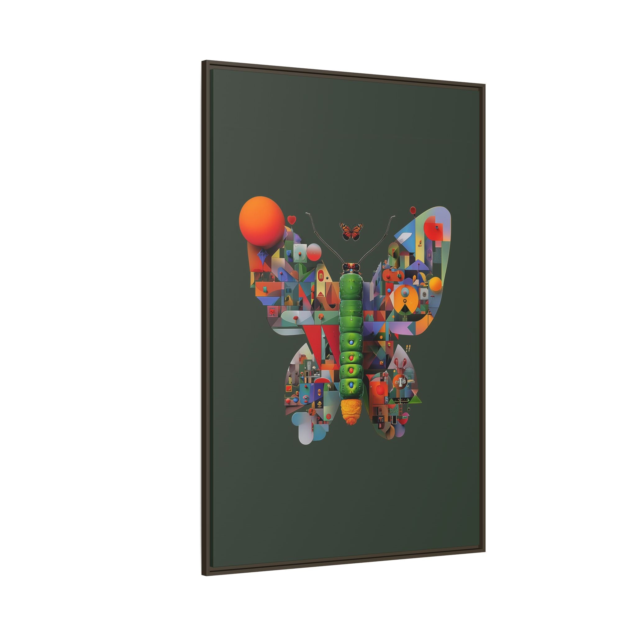 Furnie: Geometric Butterfly Mosaic, Digital Art Landscape   |    Custom Orders Available