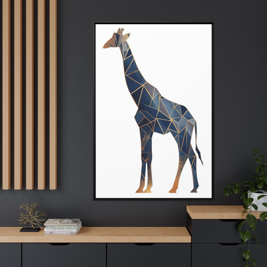 Geometric Giraffe: Modern Wildlife Art, Angular Minimalist Design   |  Personalized & Custom Orders Available