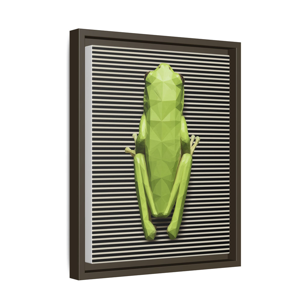Geometric Frog: Low-Poly Digital Wildlife, Minimalist Angular Design   |    Custom Orders Available