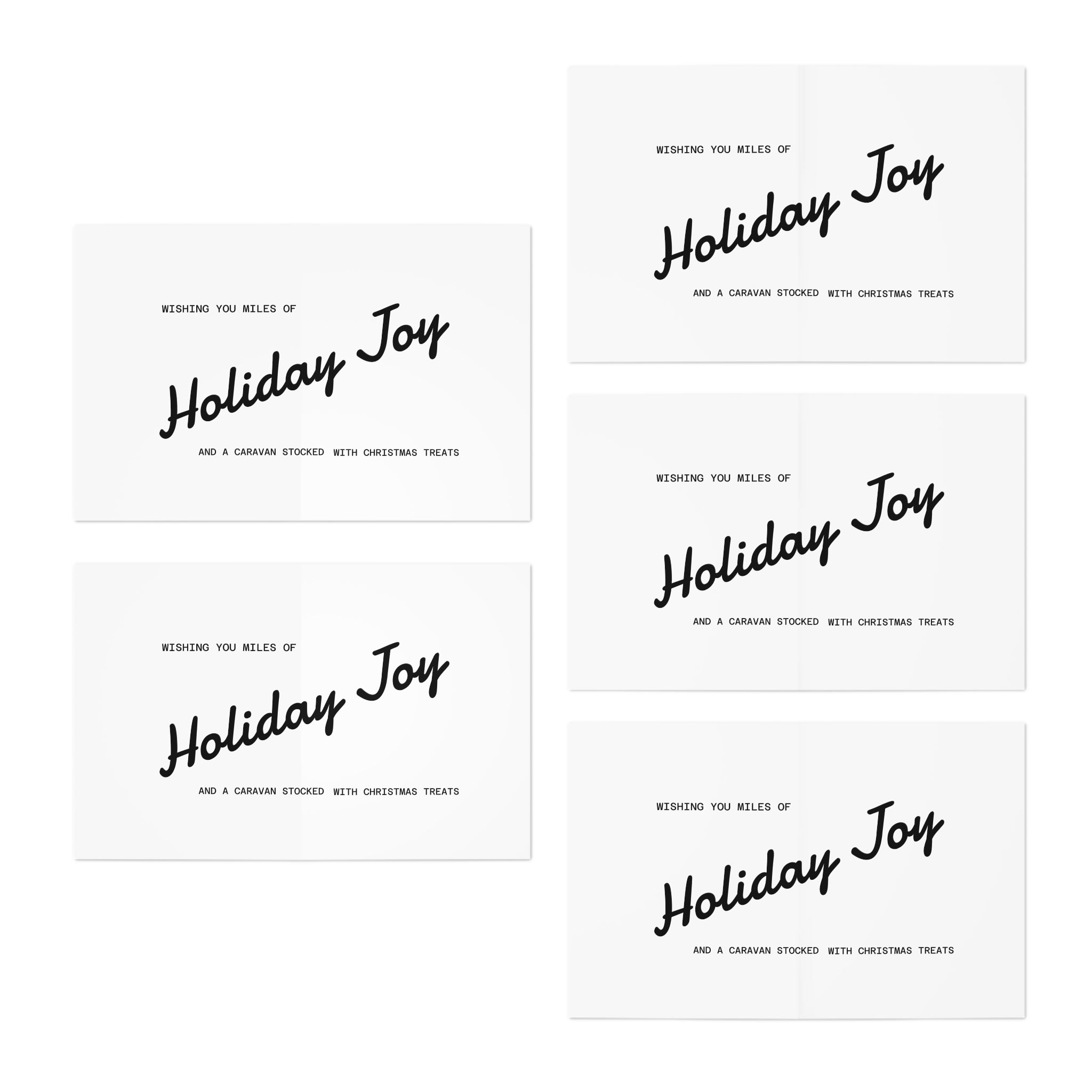 Christmas Caravan Greeting Cards - Cards