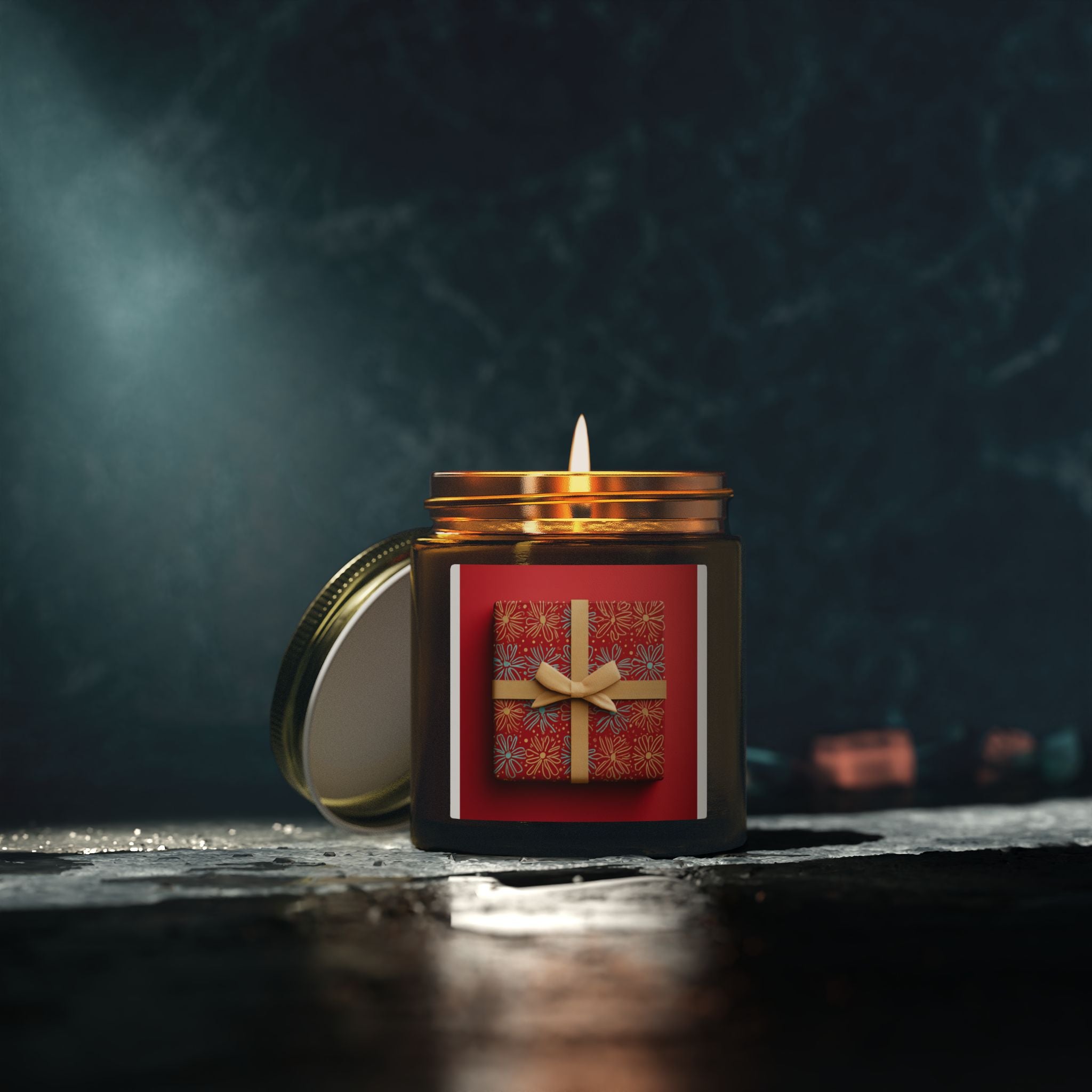 Festive Scented Candle, Holiday Gift, Aromatherapy Candle, Home Decor, Eco-Friendly Candle, Christmas Candle, Relaxation Gift