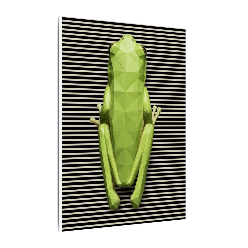 Geometric Frog: Low-Poly Design, Digital Art Amphibian   |    Custom Orders Available