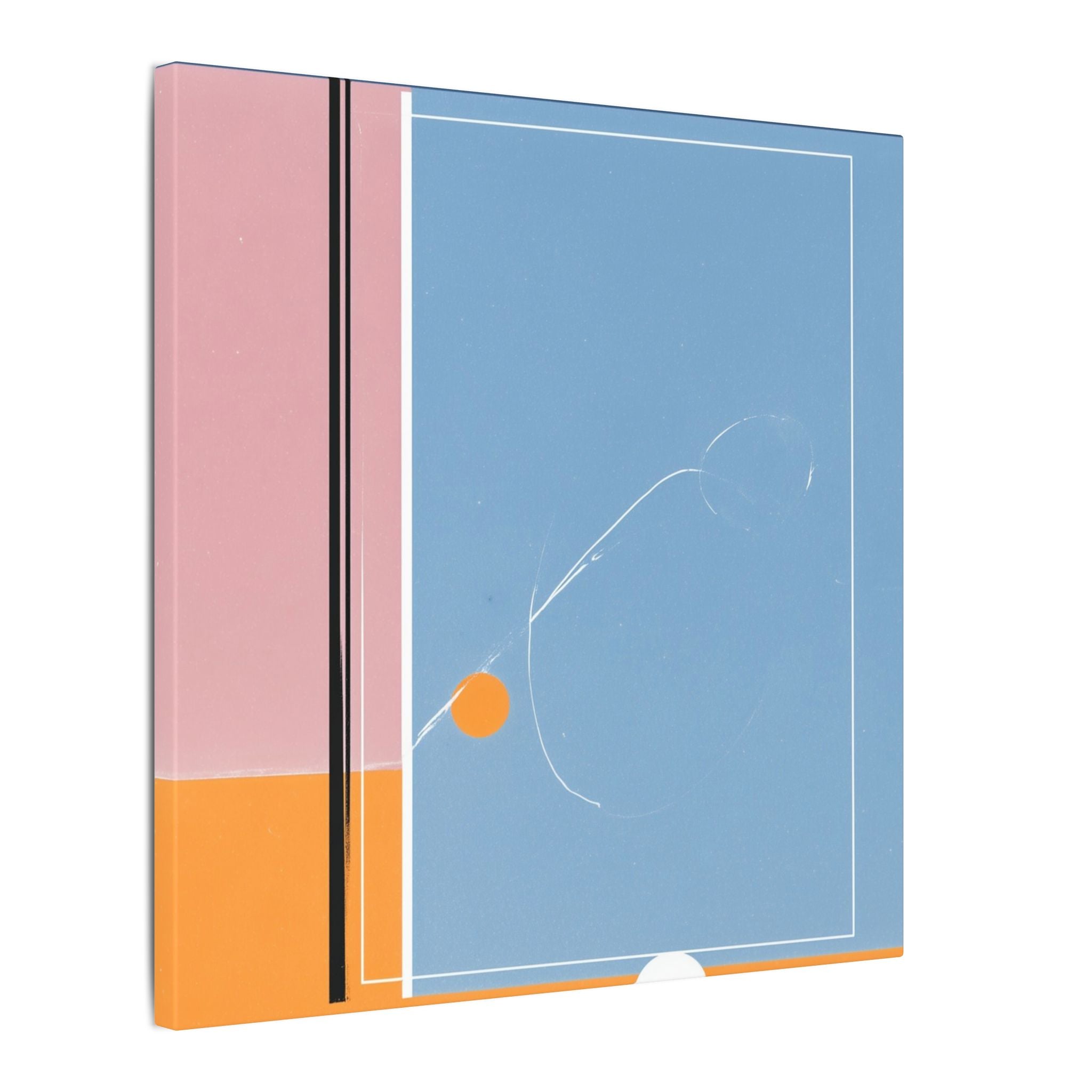 Geometric Harmony: Abstract Minimalist Composition, Modernist Color Fields, Constructivist Design Principles   |   Custom Orders Accepted